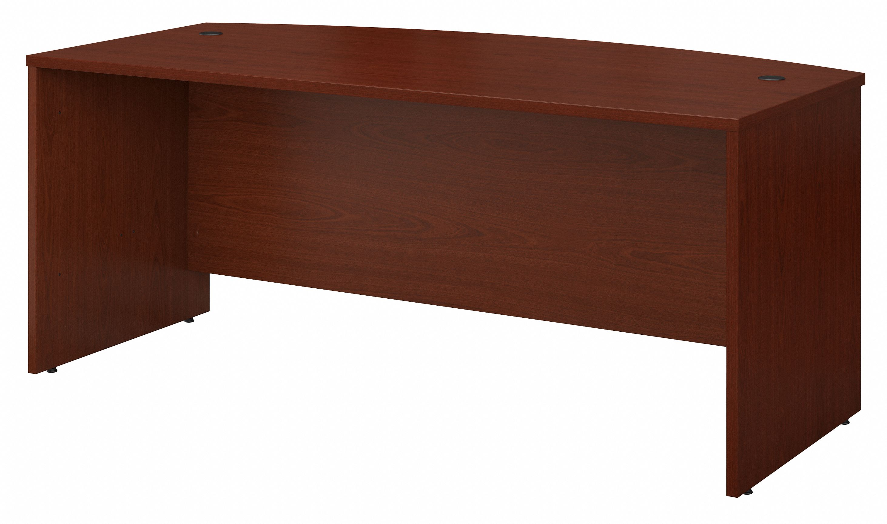Shop Bush Business Furniture Series C 72W x 36D Bow Front Desk 02 WC36746 #color_mahogany