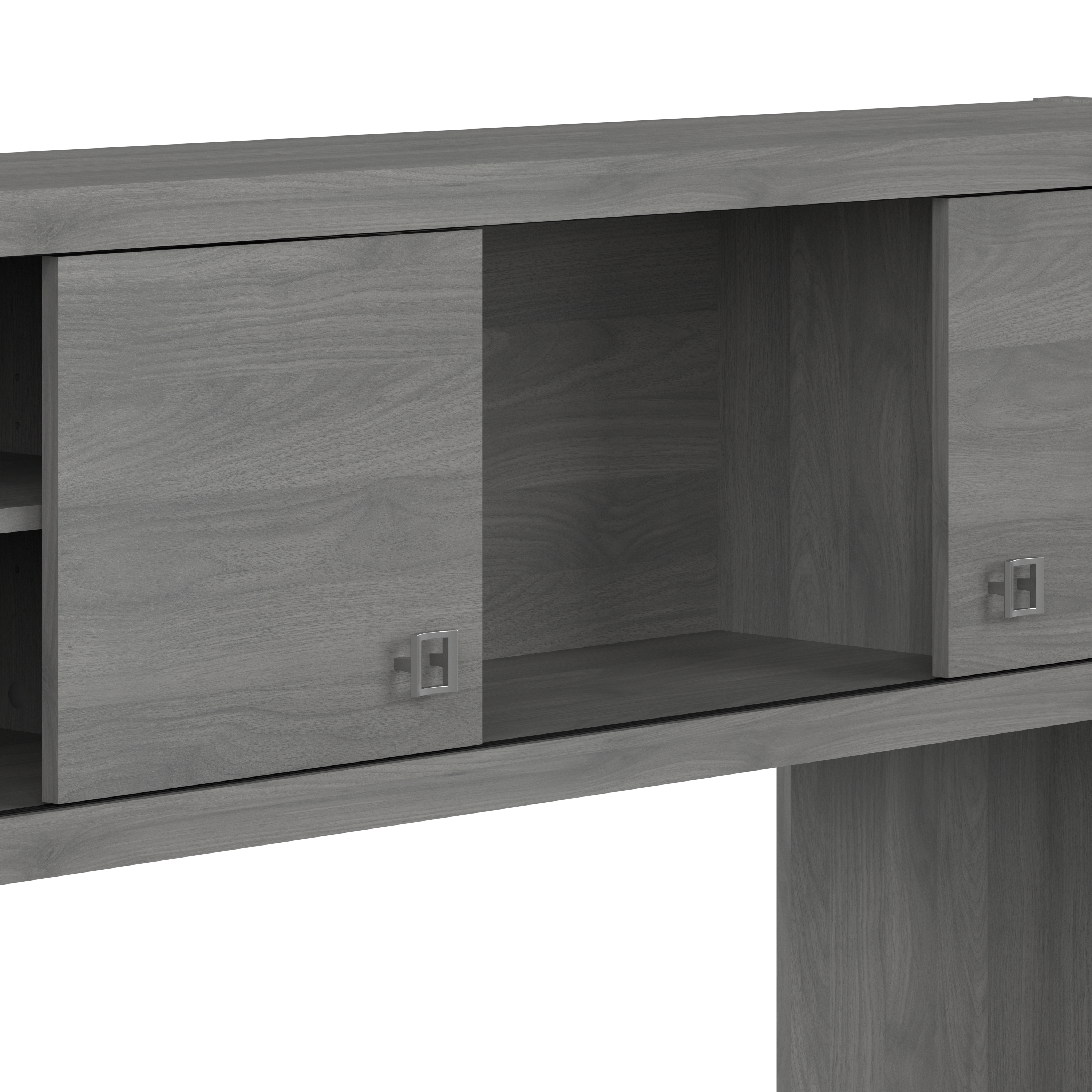 Shop Bush Business Furniture Echo 60W Credenza Desk with Hutch 03 ECH030MG #color_modern gray