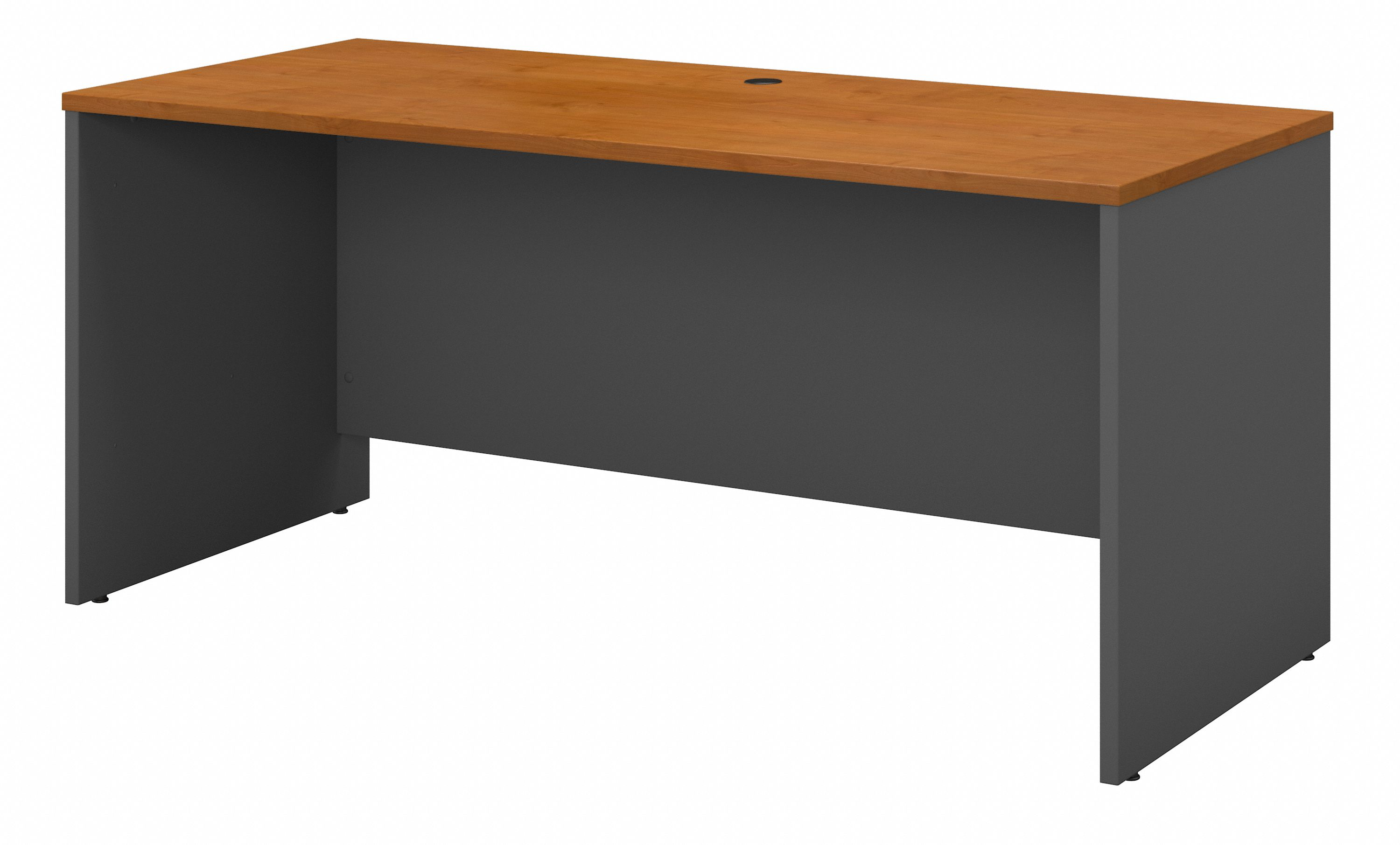 Shop Bush Business Furniture Series C 60W x 24D Credenza Desk 02 WC72461 #color_natural cherry/graphite gray