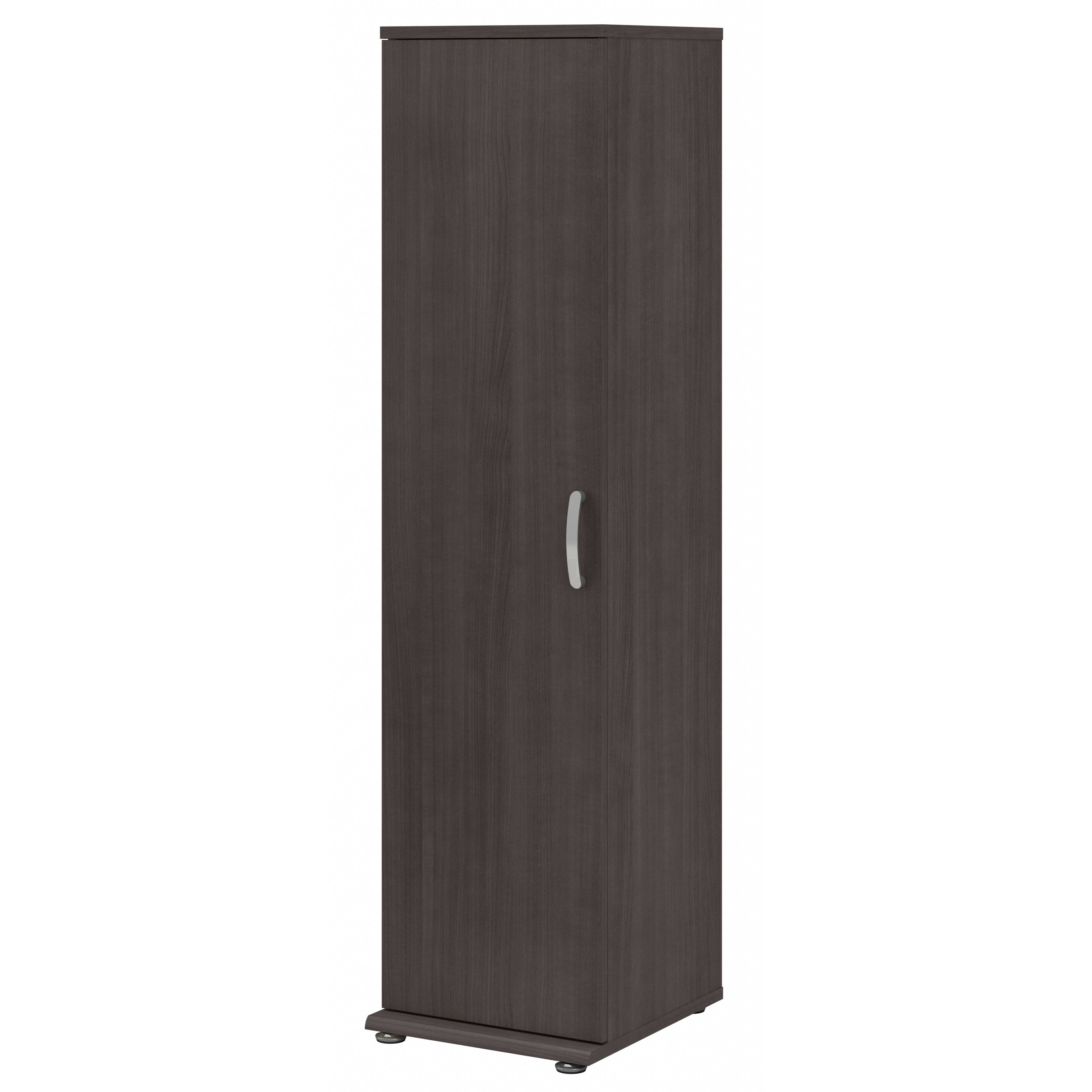 Shop Bush Business Furniture Universal Narrow Clothing Storage Cabinet with Door and Shelves 02 CLS116SG-Z #color_storm gray