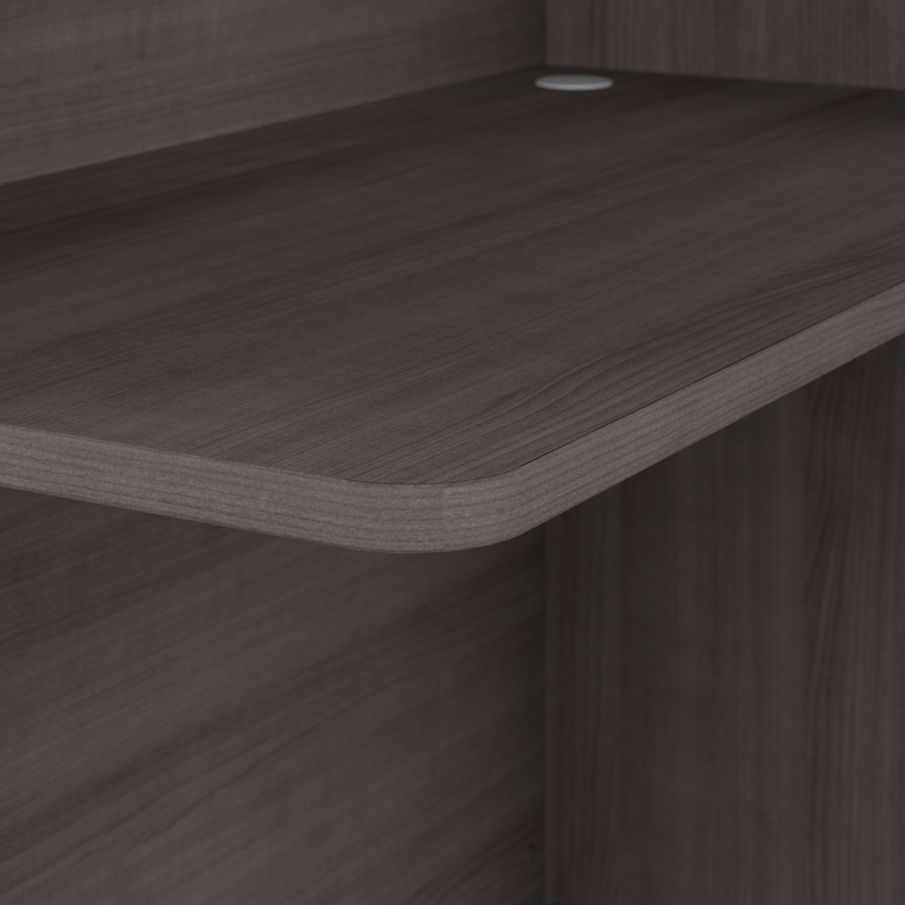 Shop Bush Business Furniture Studio C 72W Corner Bar Cabinet with Shelves 04 SCD572SGK-Z2 #color_storm gray