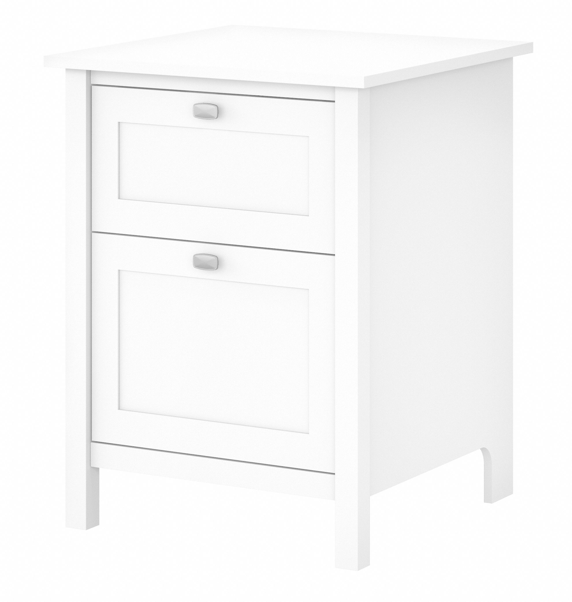 Shop Bush Furniture Broadview 2 Drawer File Cabinet 02 BDF124WH-03 #color_pure white