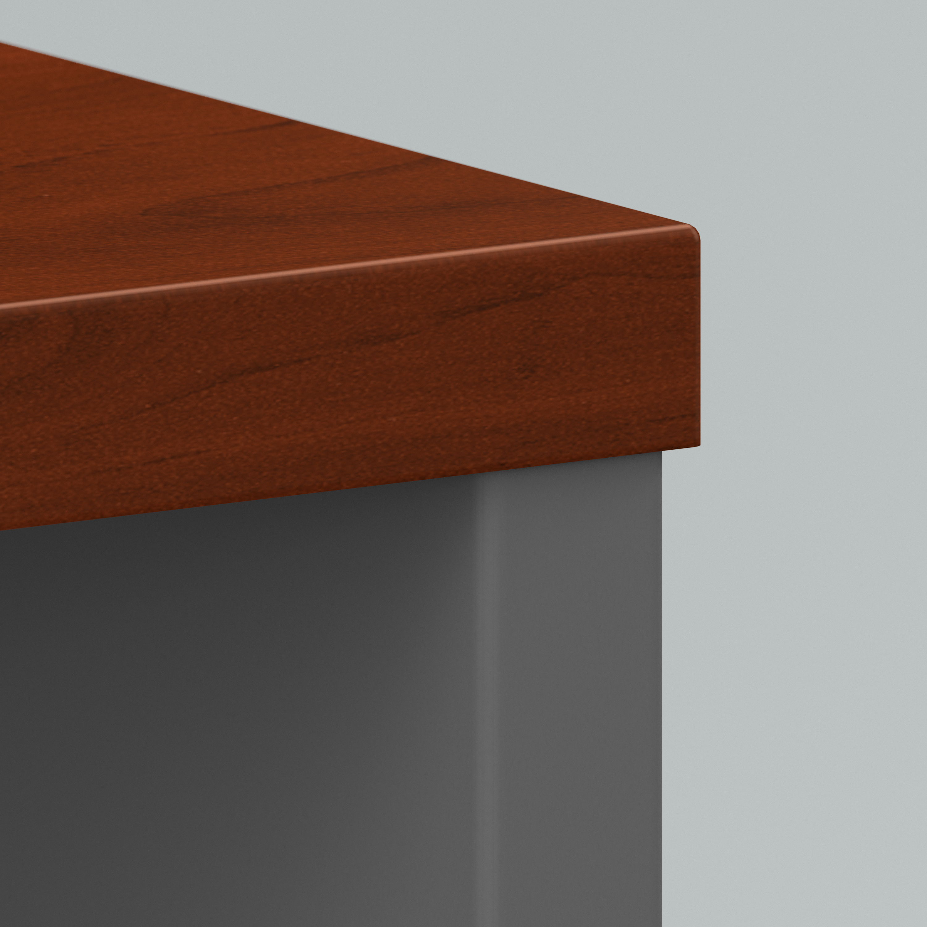 Shop Bush Business Furniture Series C 72W x 24D Credenza Desk 04 WC24426 #color_hansen cherry/graphite gray