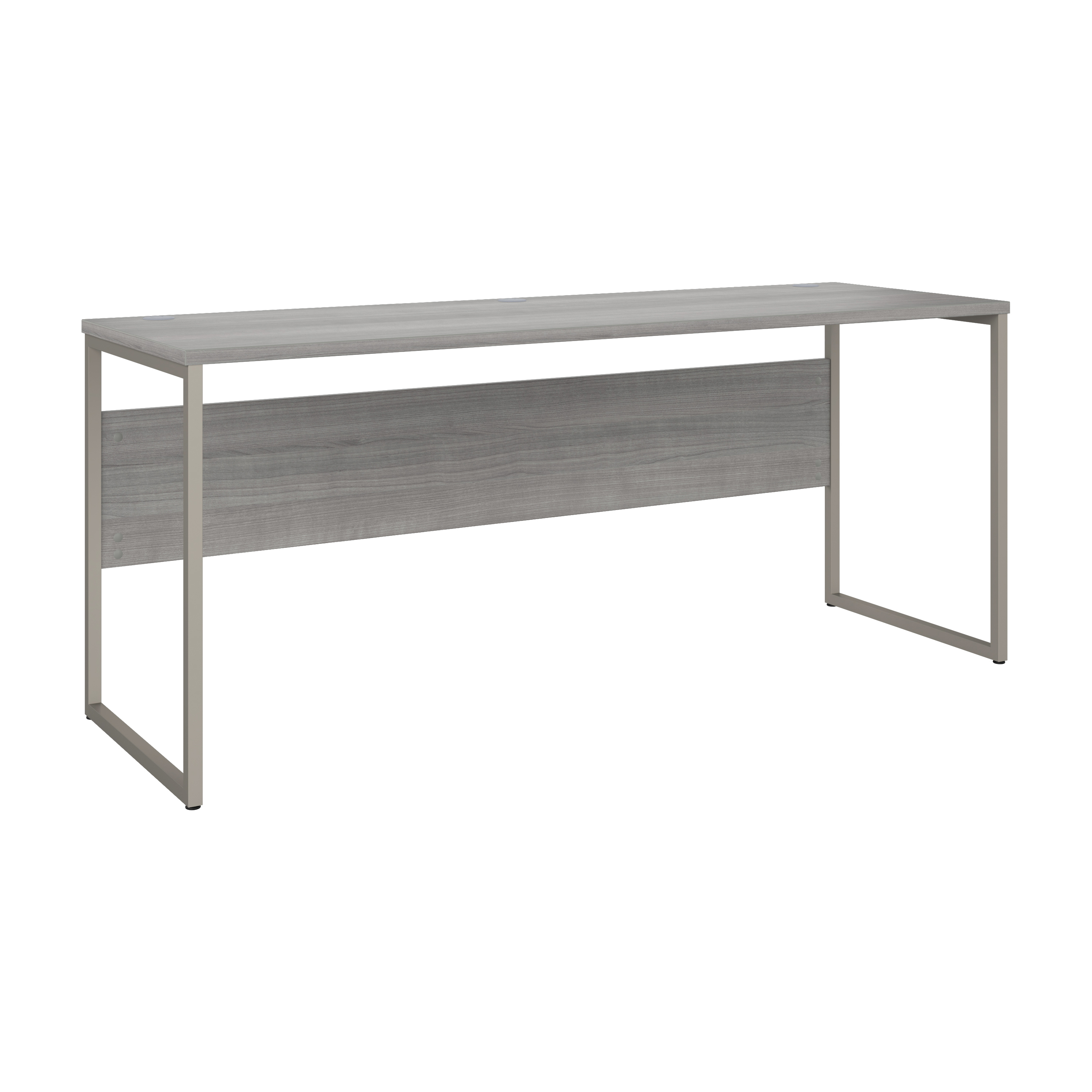Shop Bush Business Furniture Hybrid 72W x 24D Computer Table Desk with Metal Legs 02 HYD272PG #color_platinum gray