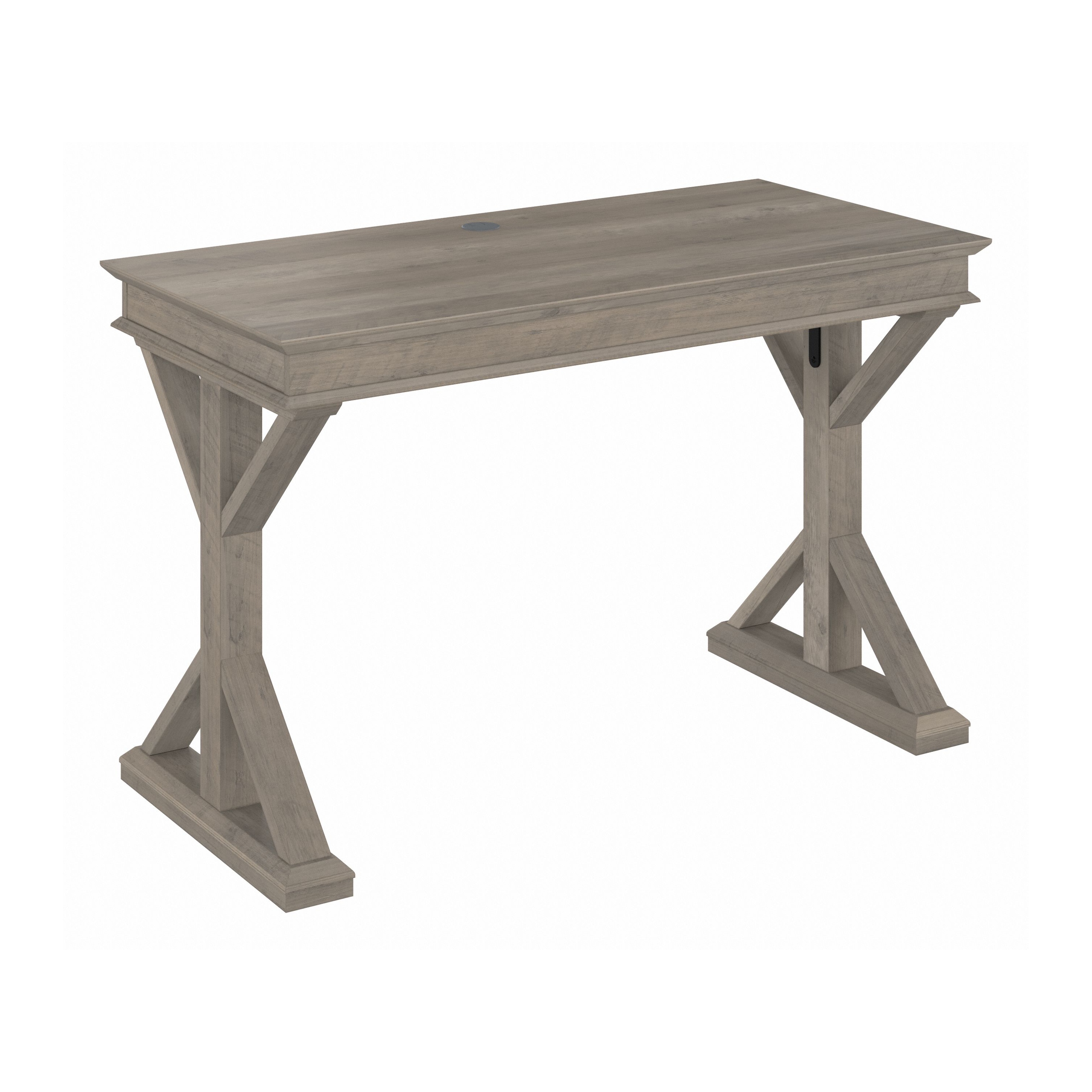 Shop Bush Furniture Homestead 48W Writing Desk 02 HOD148DG-03 #color_driftwood gray