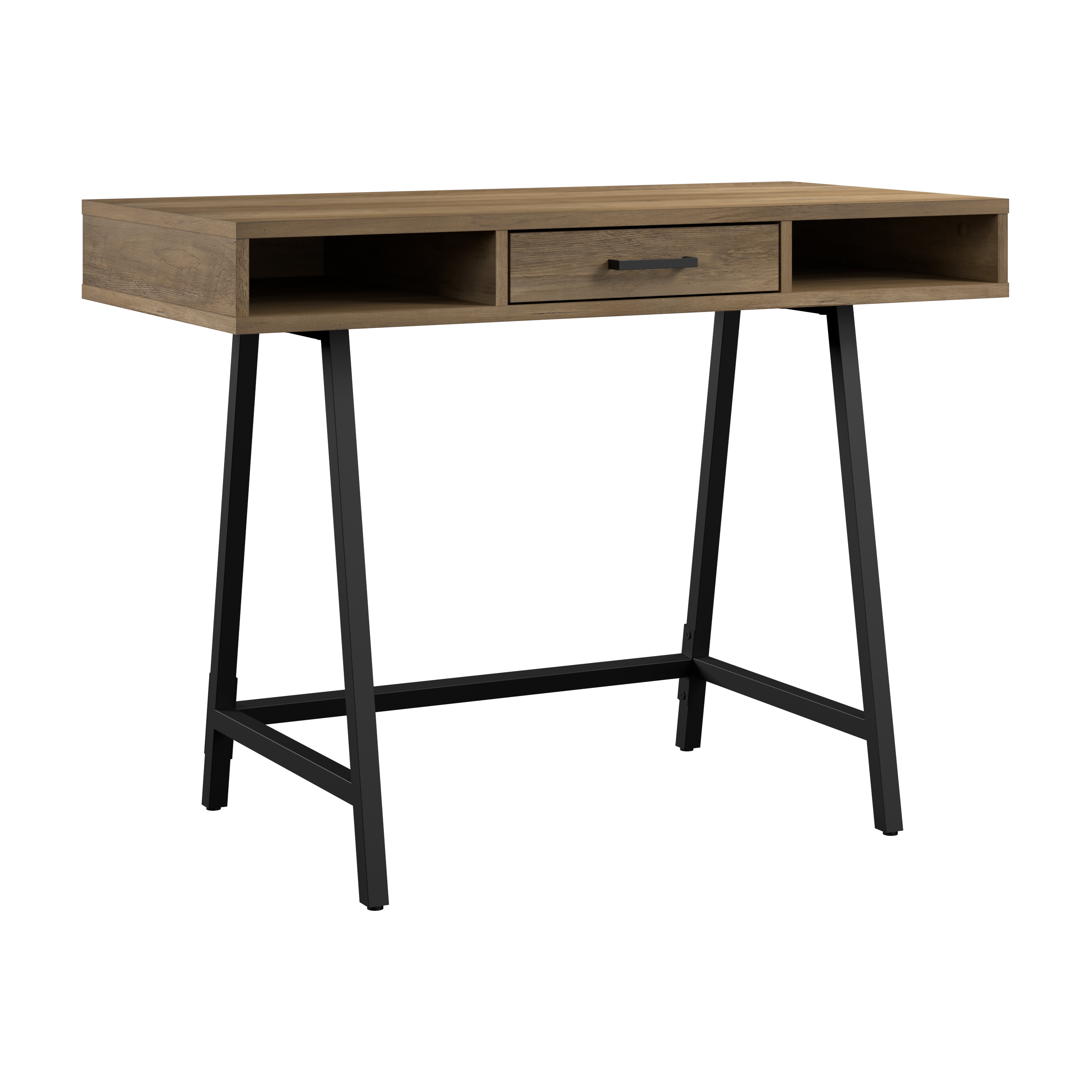 Shop Bush Furniture Steele 40W Writing Desk 02 SED140RCP-03 #color_reclaimed pine