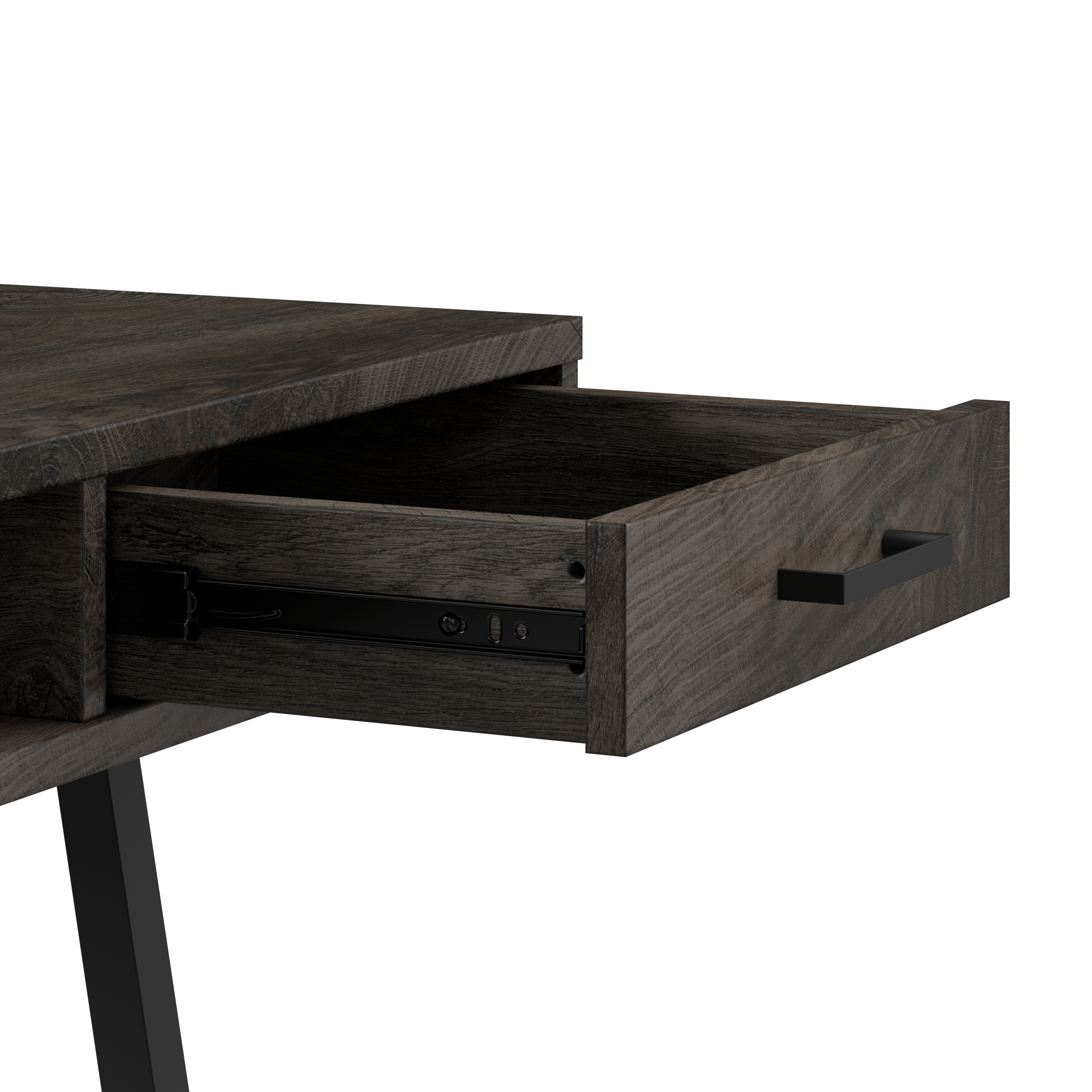 Shop Bush Furniture Steele 40W Writing Desk 03 SED140GH-03 #color_dark gray hickory