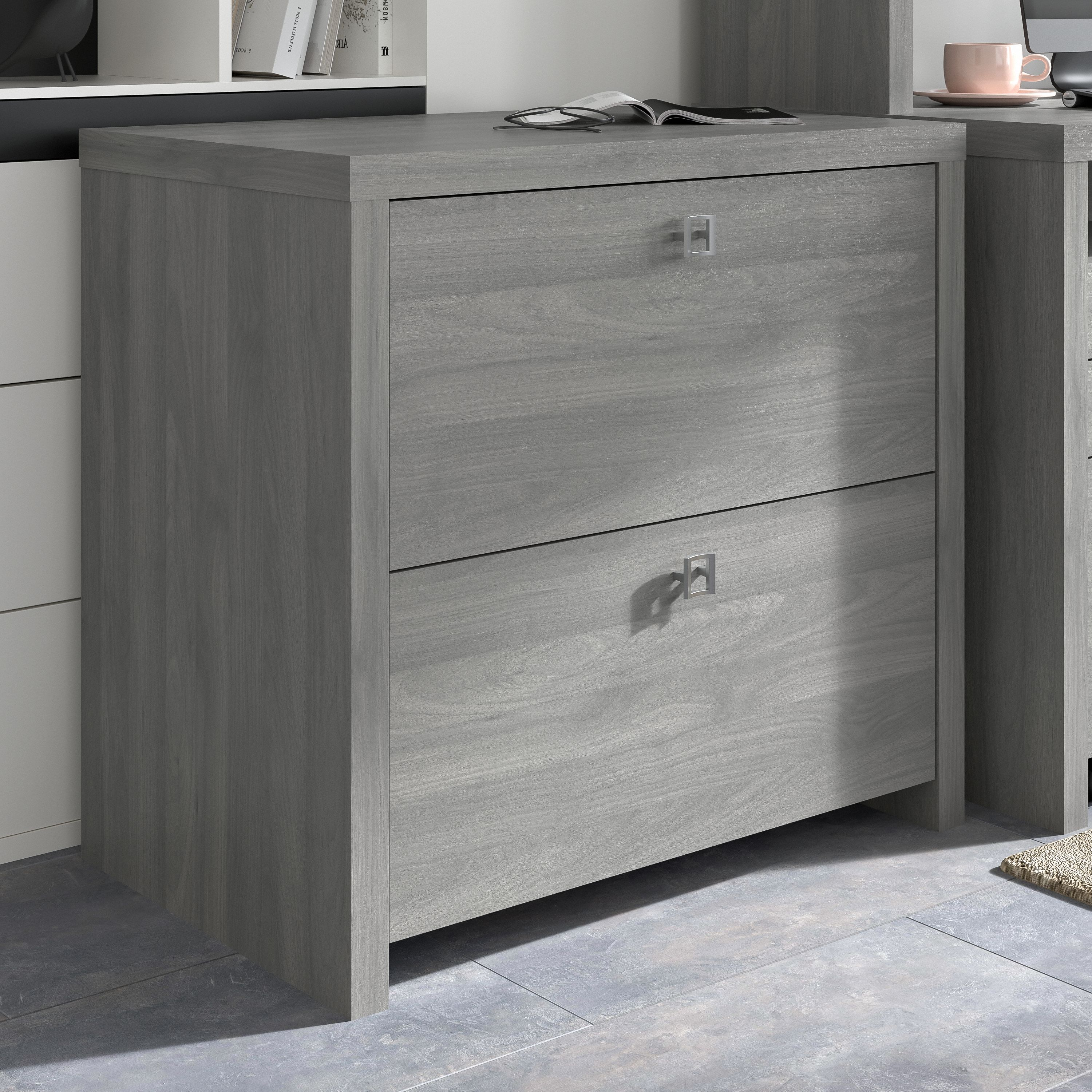Shop Bush Business Furniture Echo 2 Drawer Lateral File Cabinet 01 KI60402-03 #color_modern gray