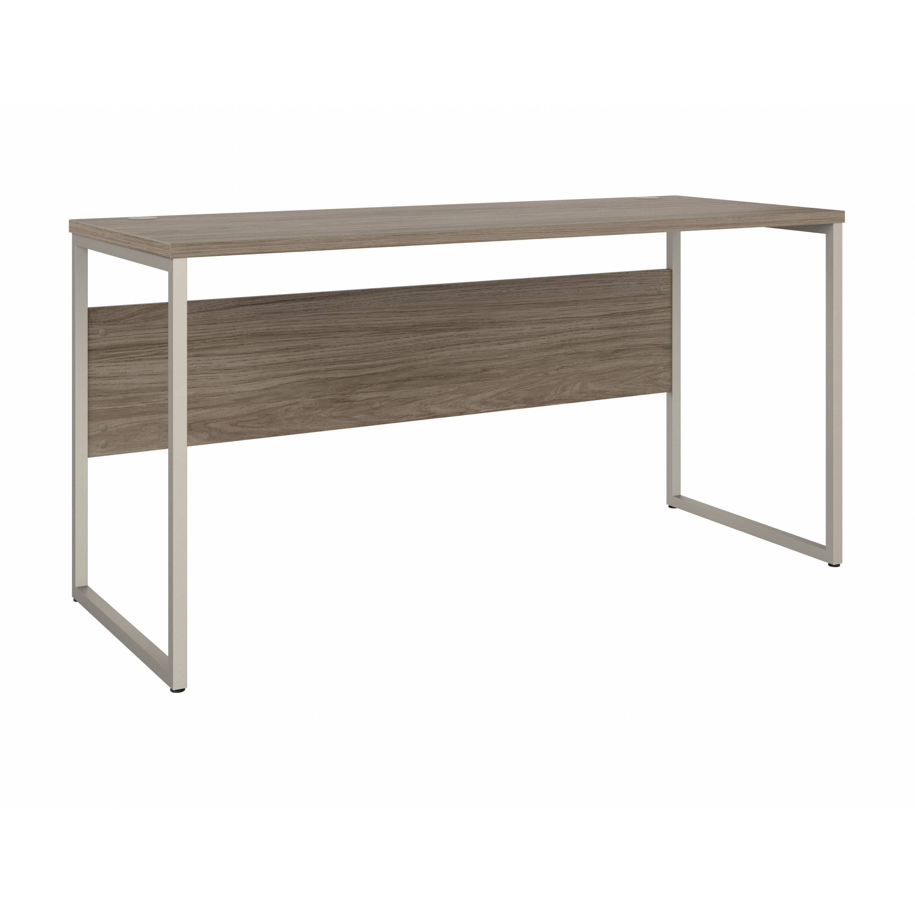 Shop Bush Business Furniture Hybrid 60W x 24D Computer Table Desk with Metal Legs 02 HYD260MH #color_modern hickory