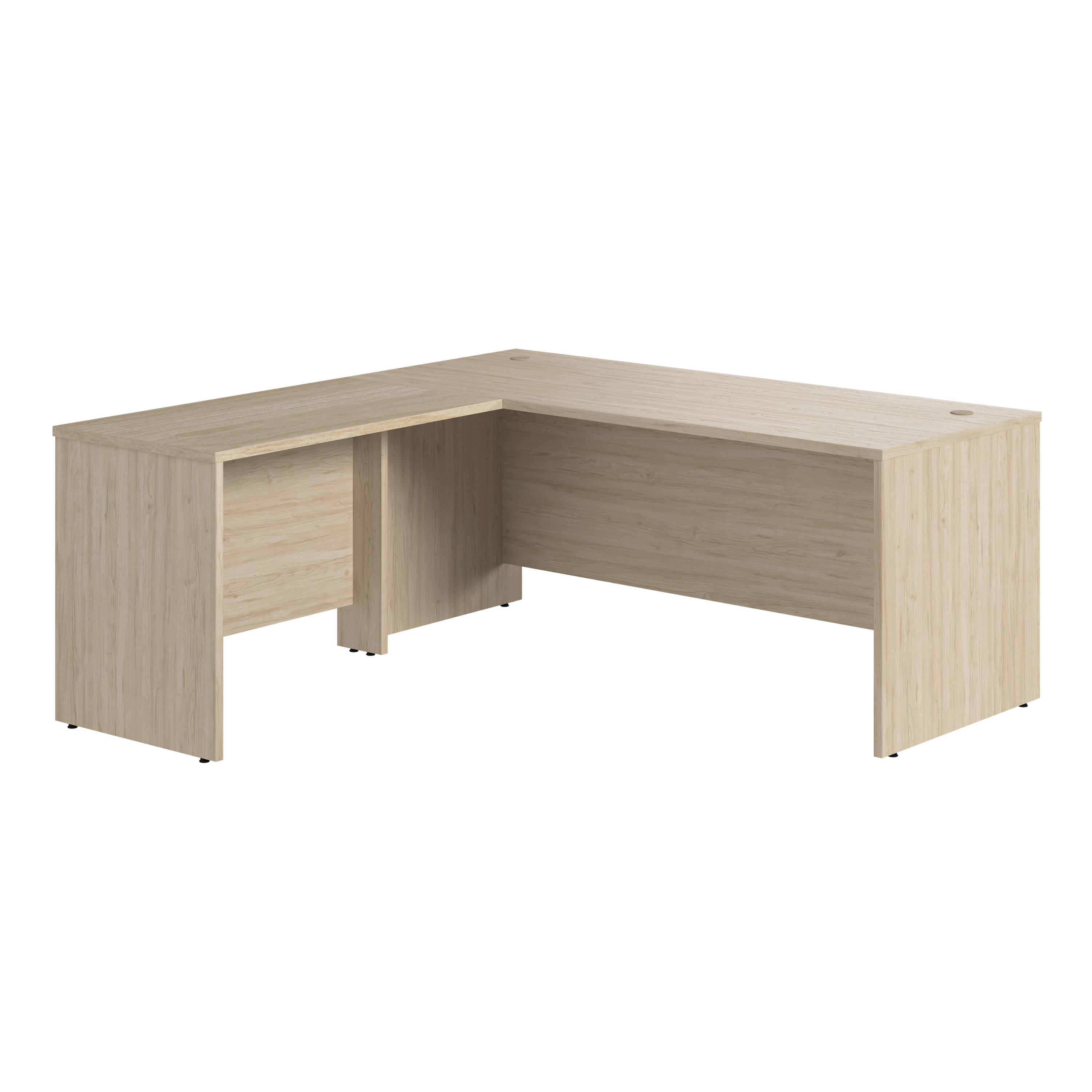 Shop Bush Business Furniture Studio C 72W x 30D L Shaped Desk with 42W Return 02 STC049NE #color_natural elm