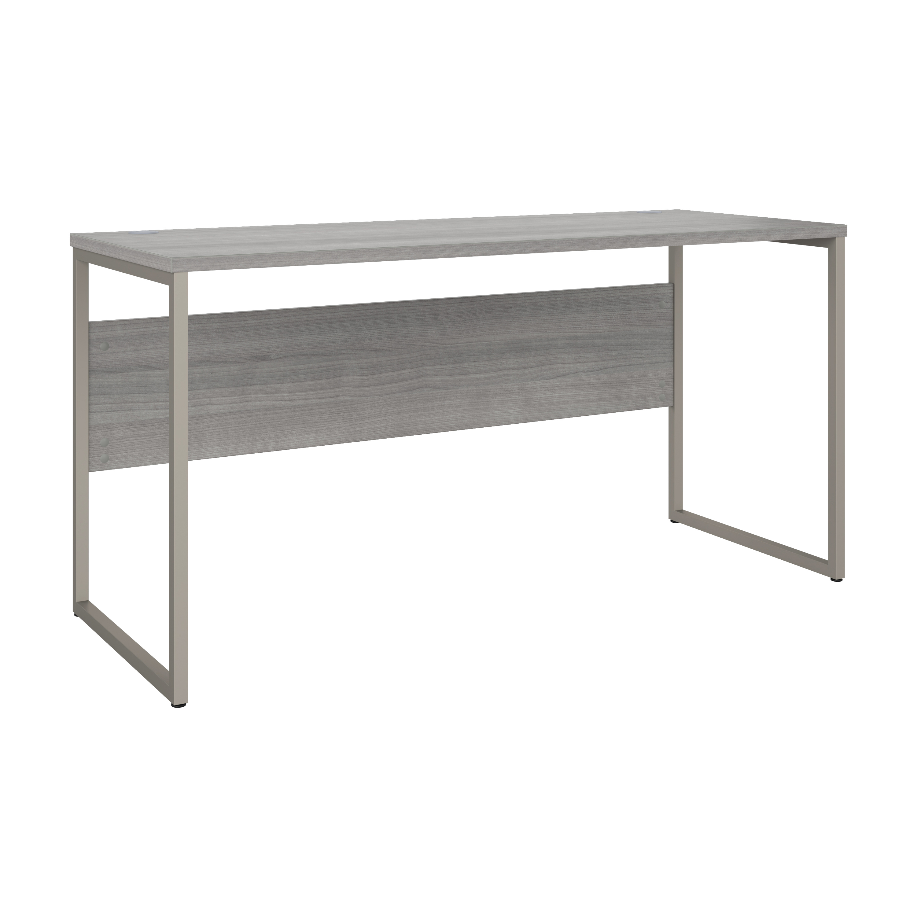 Shop Bush Business Furniture Hybrid 60W x 24D Computer Table Desk with Metal Legs 02 HYD260PG #color_platinum gray