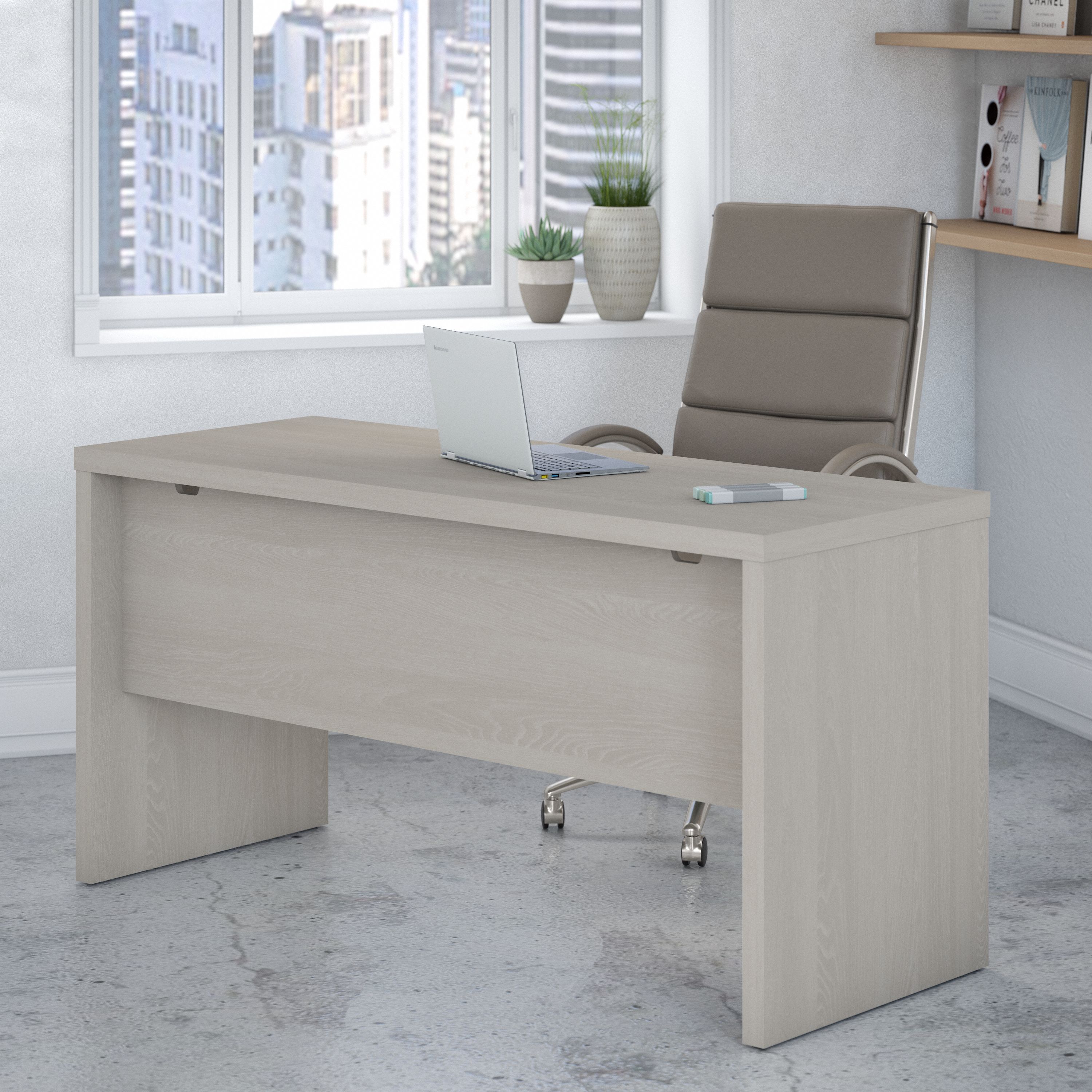 Shop Bush Business Furniture Echo 60W Credenza Desk 01 KI60206-03 #color_gray sand