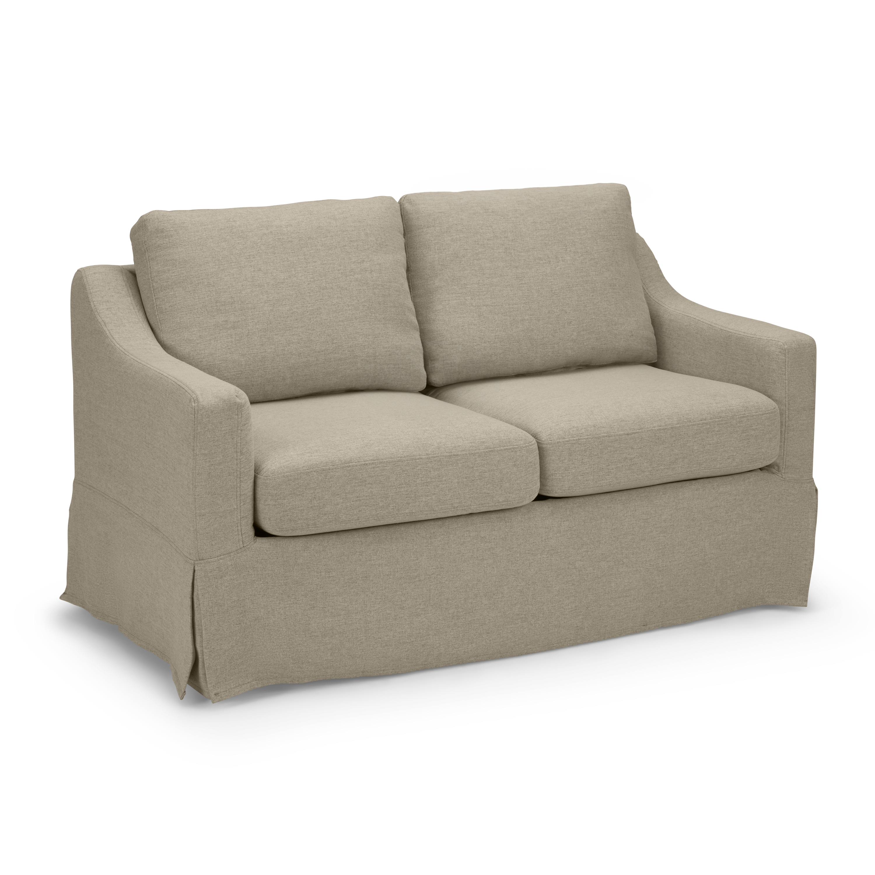 Shop Bush Home Harper Slipcover for Bush Home Harper 57W Loveseat HRJS03SDB-03 2 #color_sand basketweave fabric
