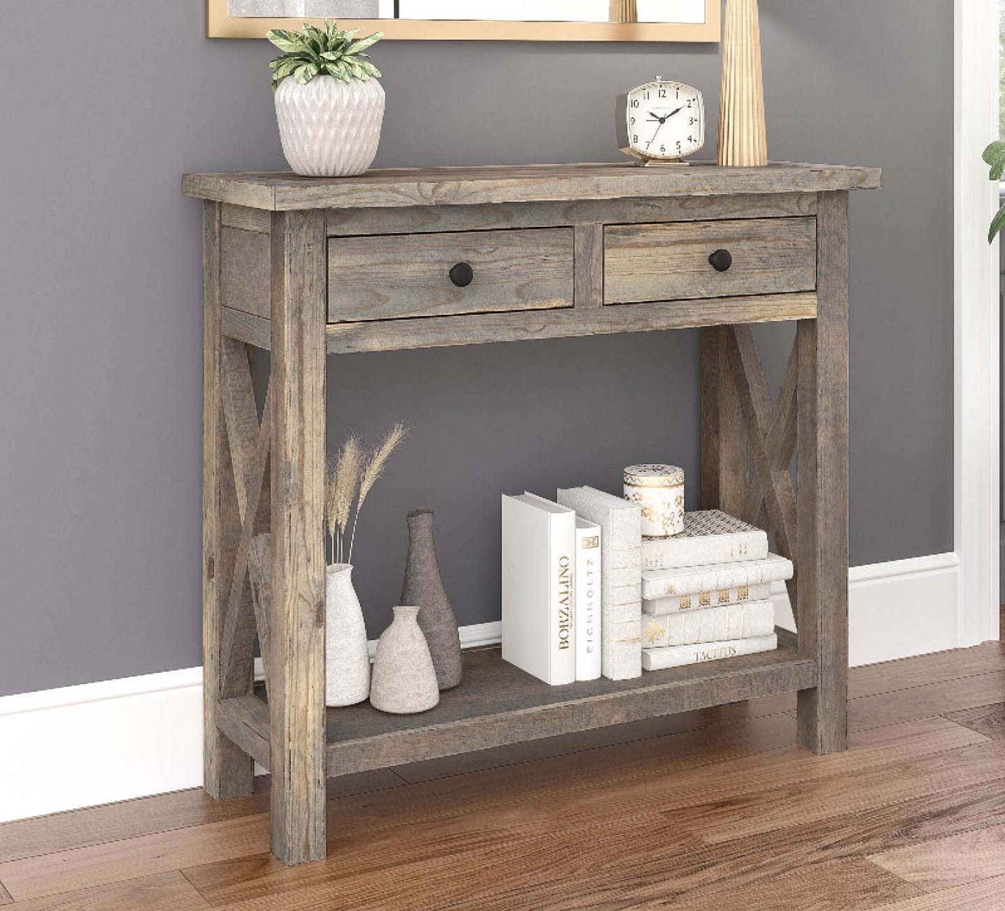 Add a Unique Touch with a Narrow Console Table