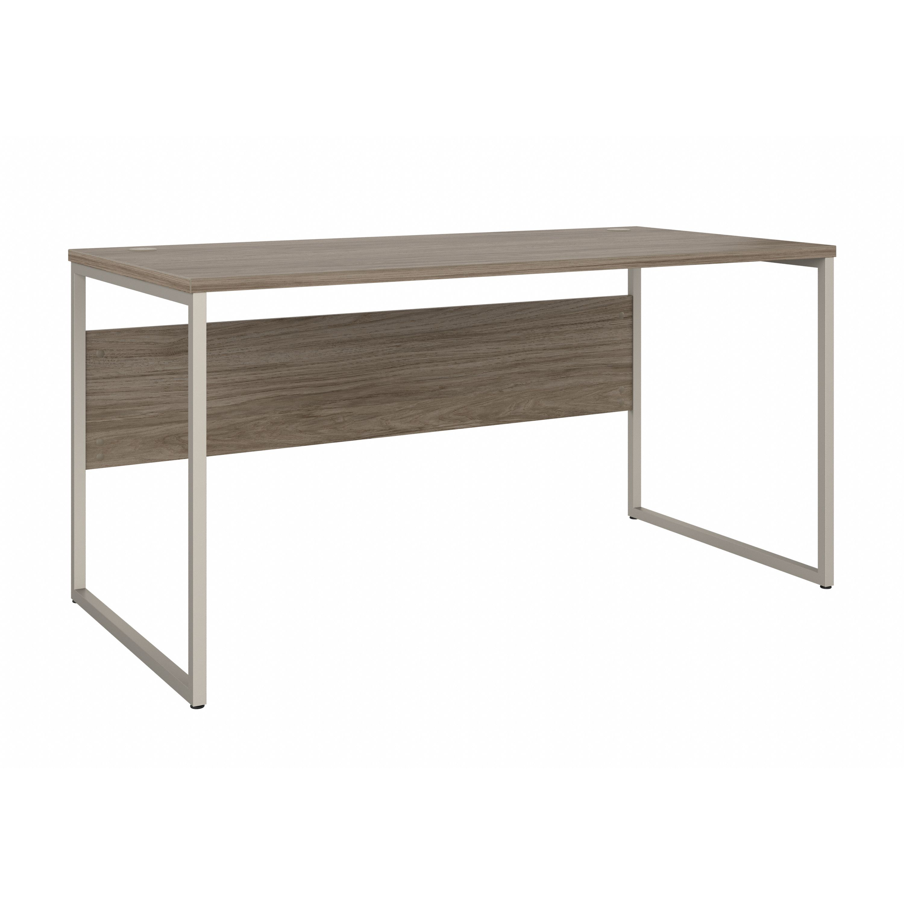 Shop Bush Business Furniture Hybrid 60W x 30D Computer Table Desk with Metal Legs 02 HYD360MH #color_modern hickory