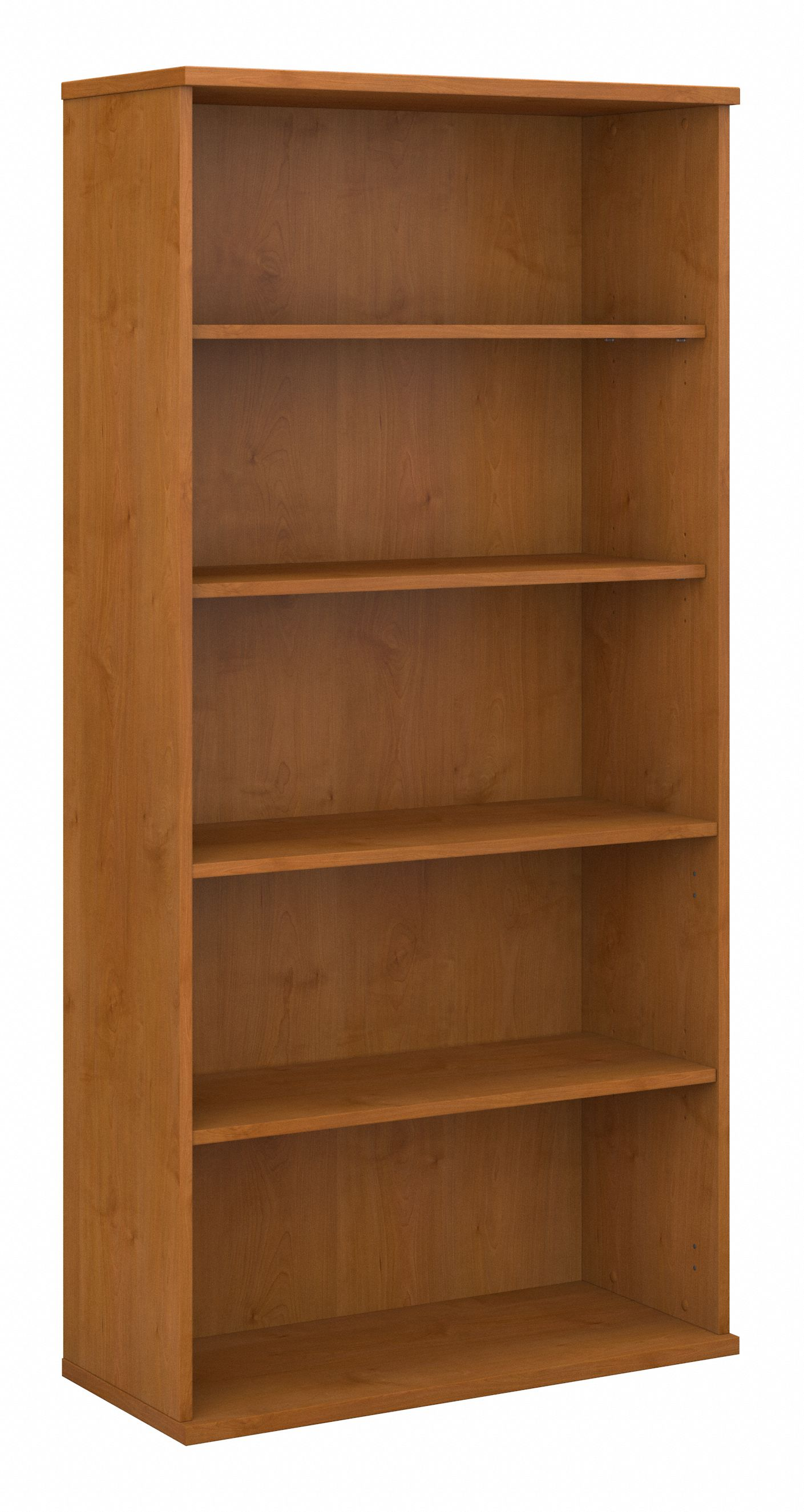 Shop Bush Business Furniture Series C 36W 5 Shelf Bookcase 02 WC72414 #color_natural cherry