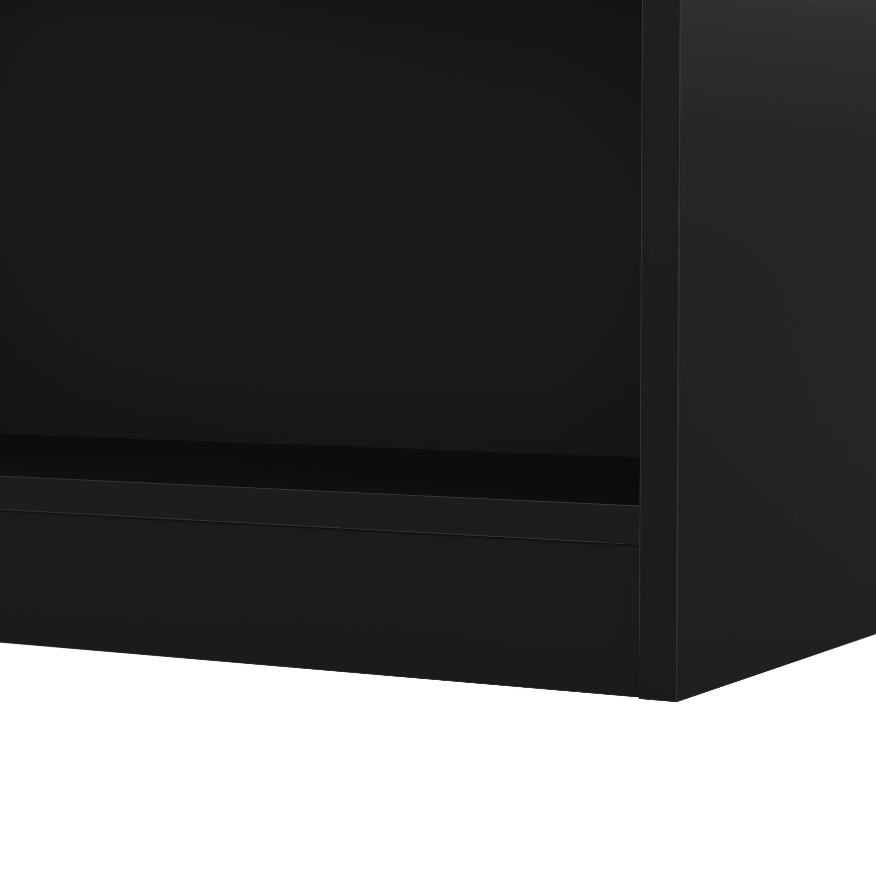 Shop Bush Furniture Universal Small 2 Shelf Bookcase 05 WL12438 #color_black
