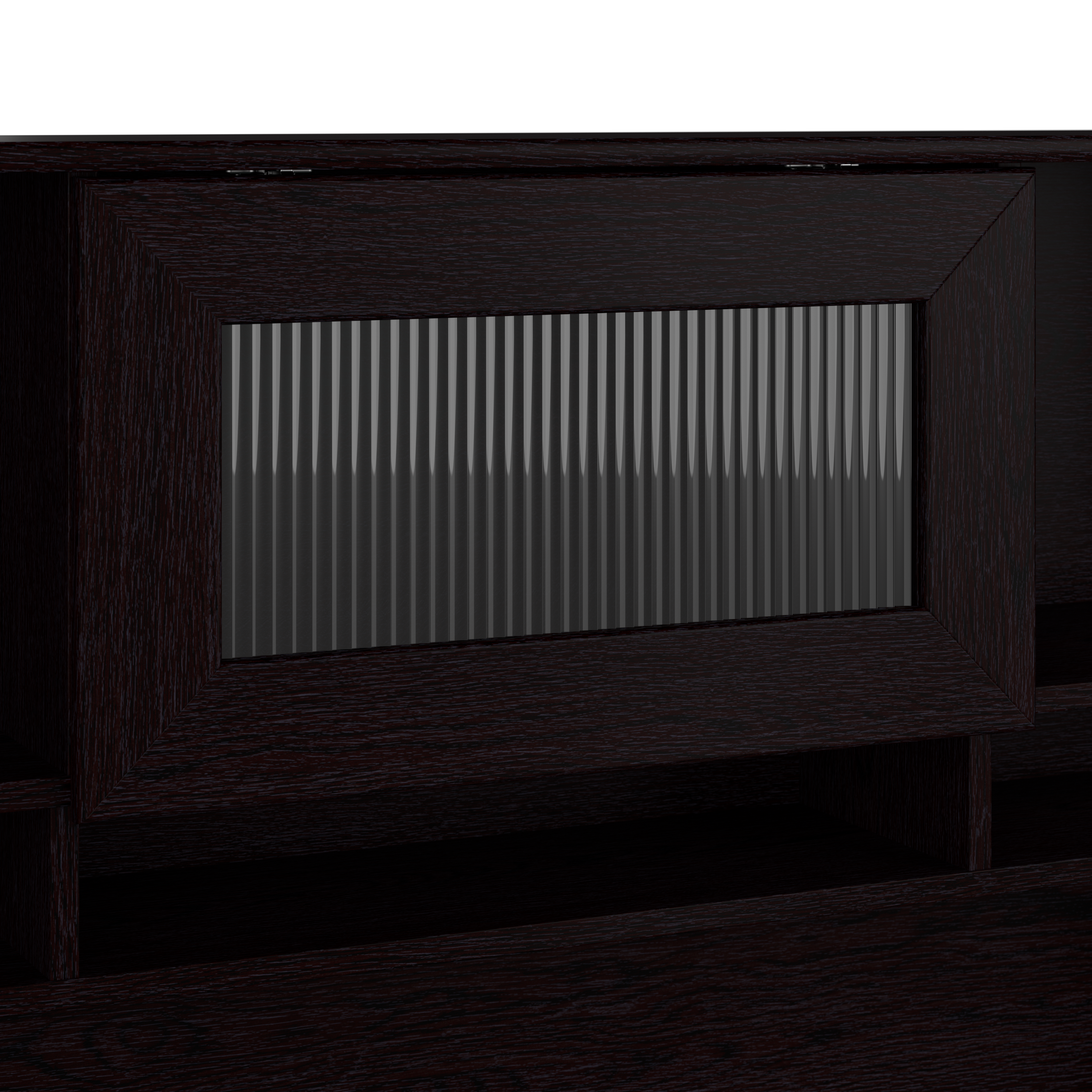 Shop Bush Furniture Cabot 60W Desk Hutch 04 WC31831 #color_espresso oak
