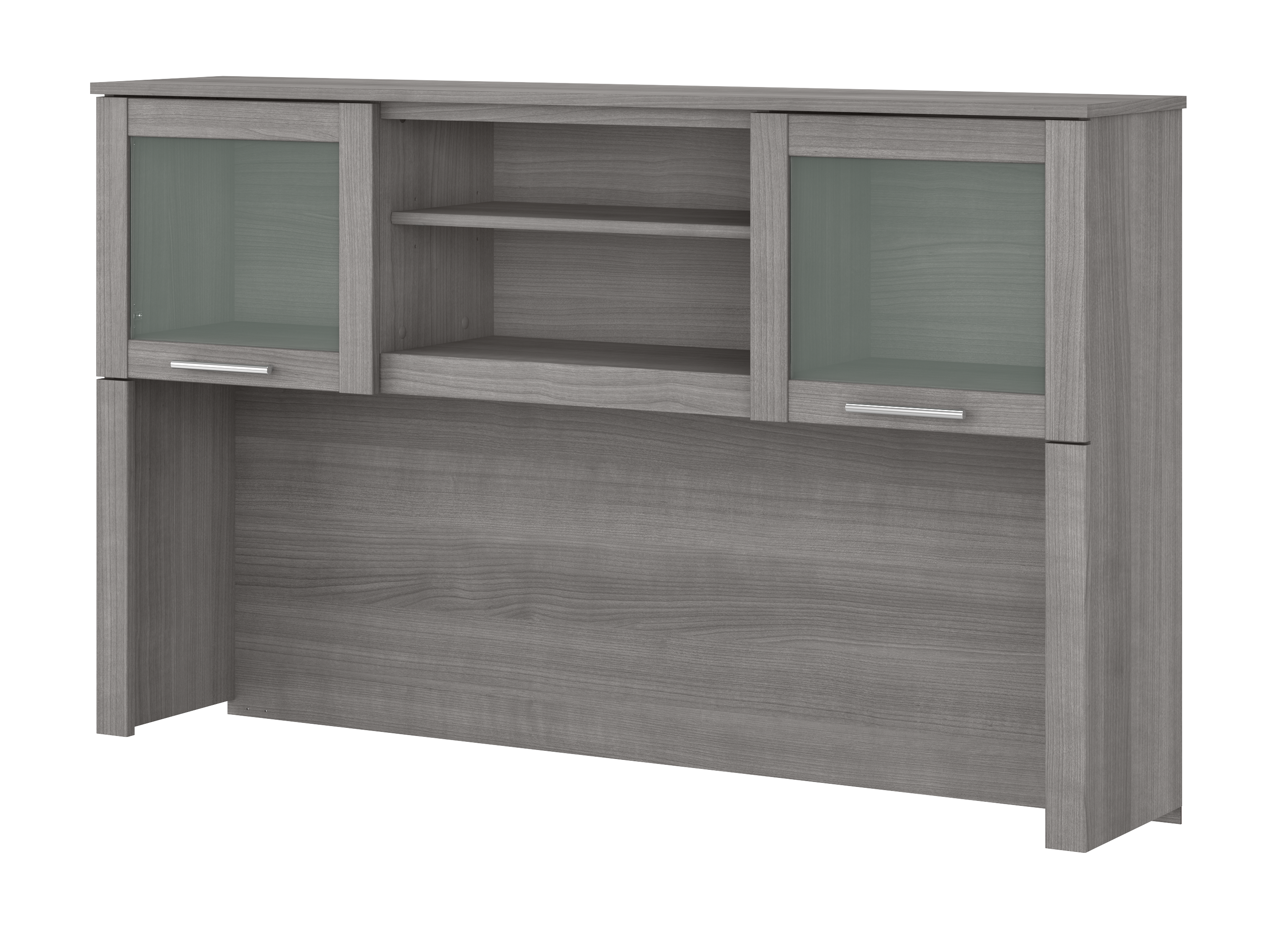 Shop Bush Furniture Somerset 60W Desk Hutch 02 WC81231 #color_platinum gray