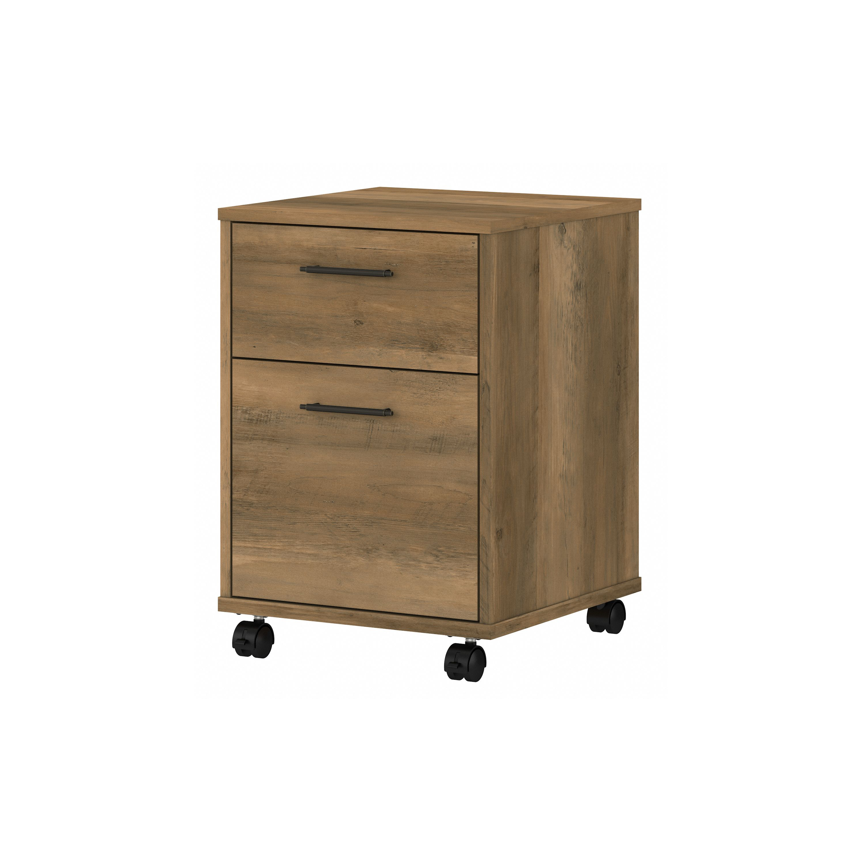 Shop Bush Furniture Key West 2 Drawer Mobile File Cabinet 02 KWF116RCP-03 #color_reclaimed pine