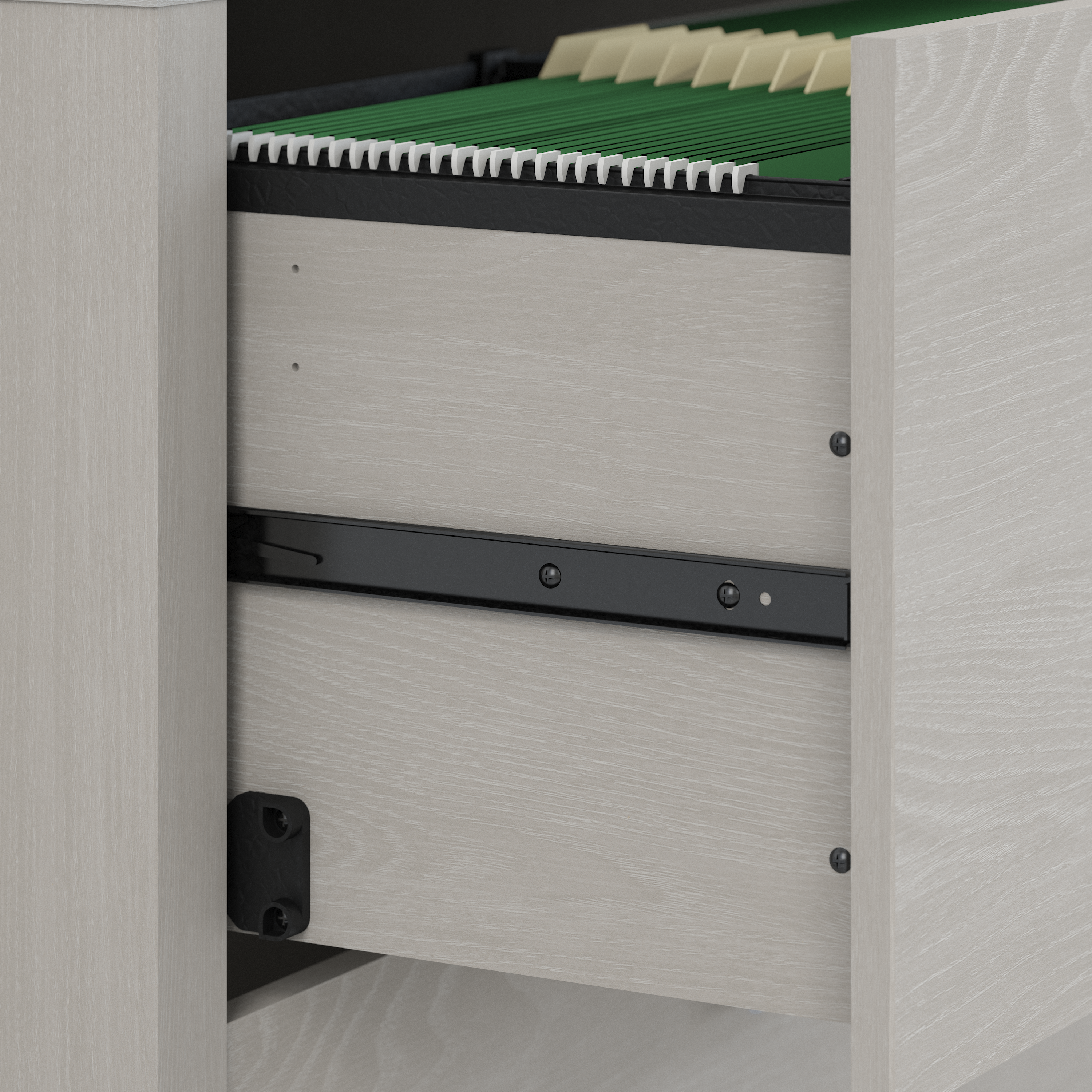 Shop Bush Business Furniture Echo 3 Drawer Mobile File Cabinet 04 KI60201-03 #color_gray sand