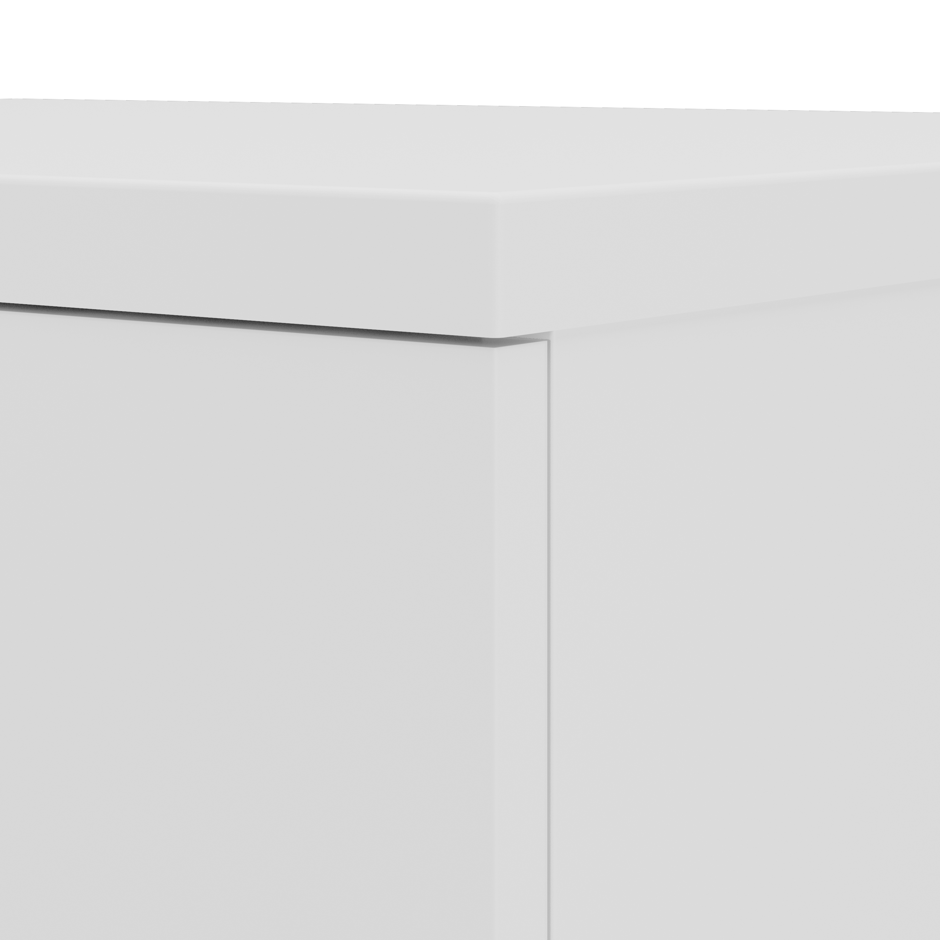 Shop Bush Business Furniture Universal Laundry Room Wall Cabinet with Doors and Shelves 05 LNS428WH-Z #color_white