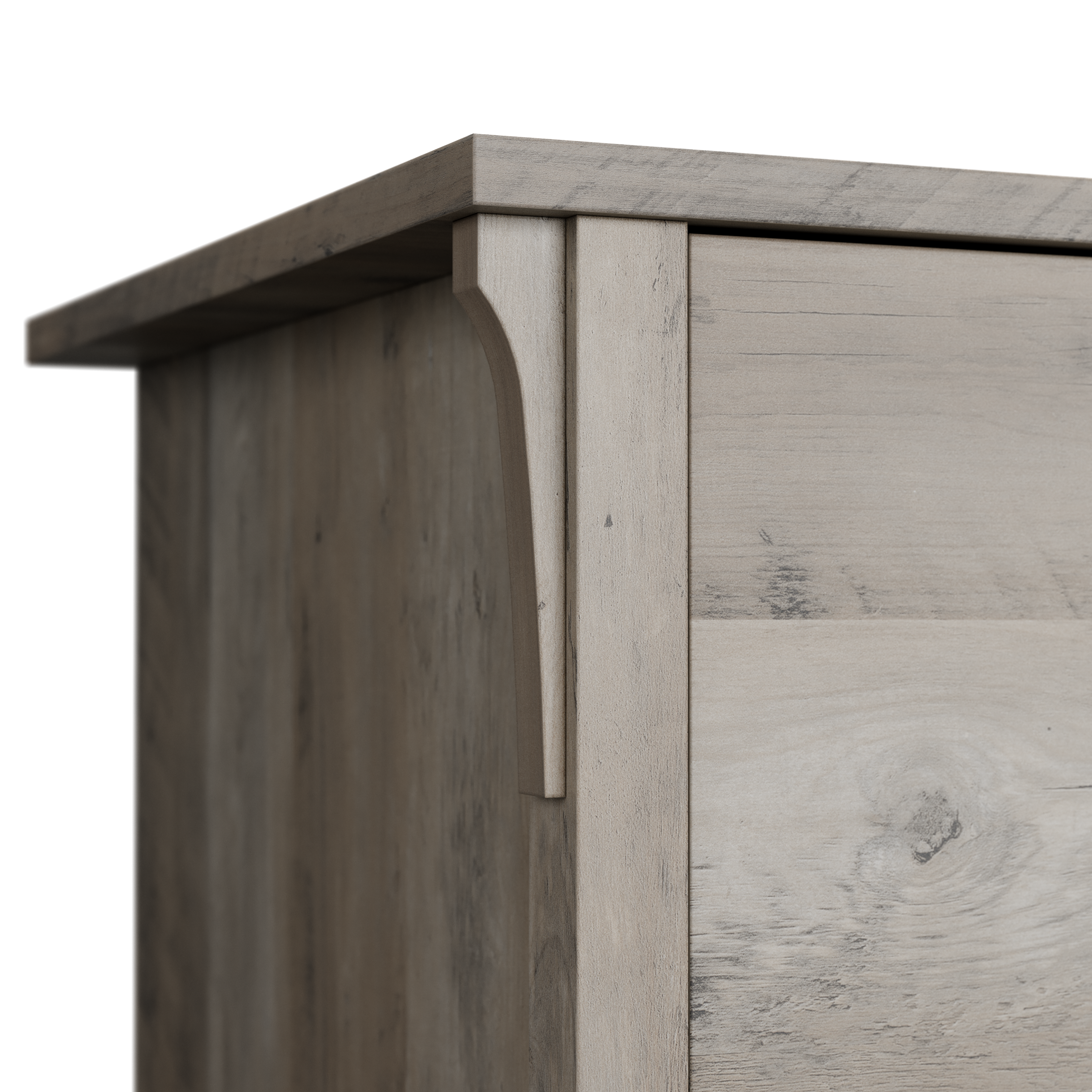 Shop Bush Furniture Salinas Tall 5 Shelf Bookcase 03 SAB132DG-03 #color_driftwood gray