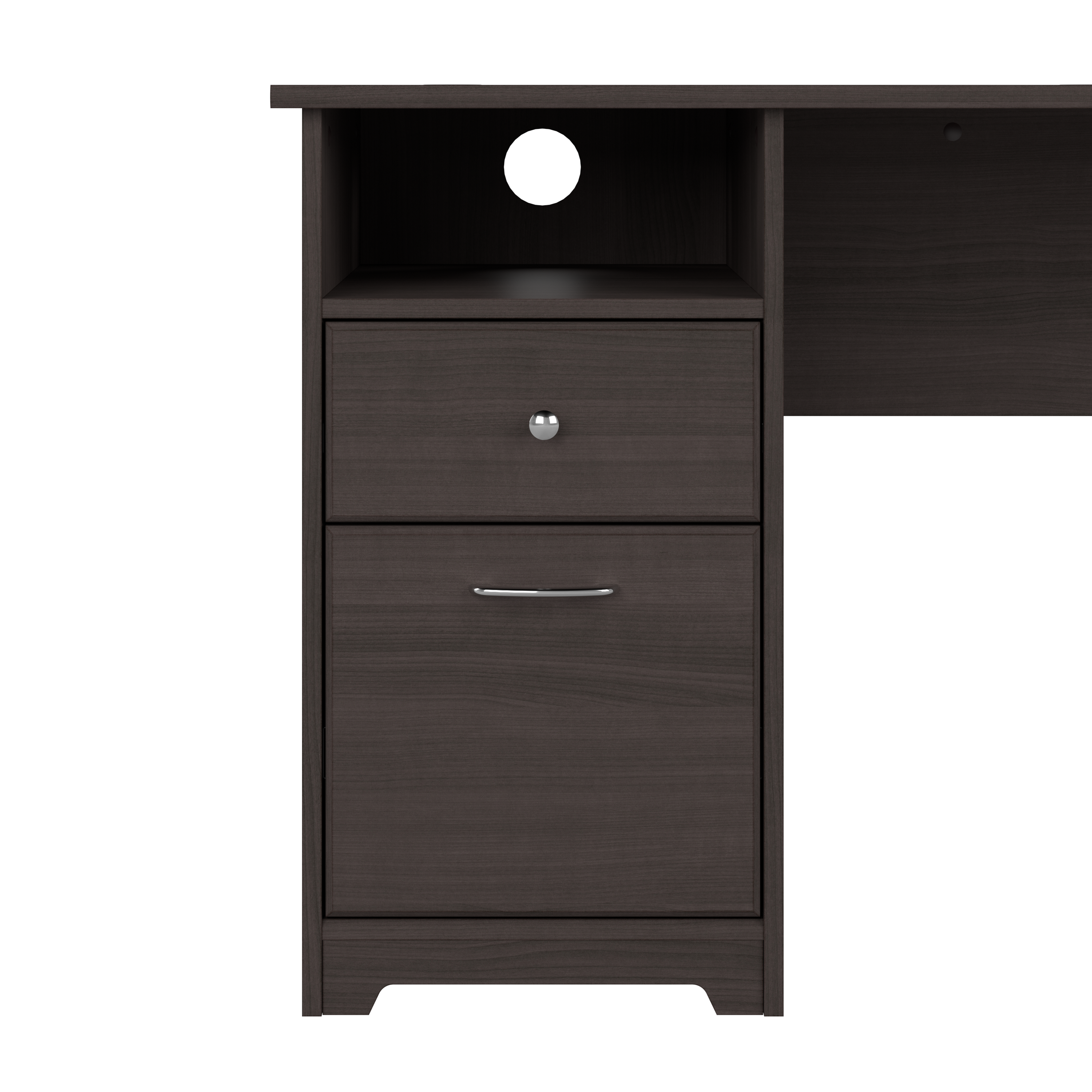 Shop Bush Furniture Cabot 72W Computer Desk with Drawers 04 WC31772 #color_heather gray