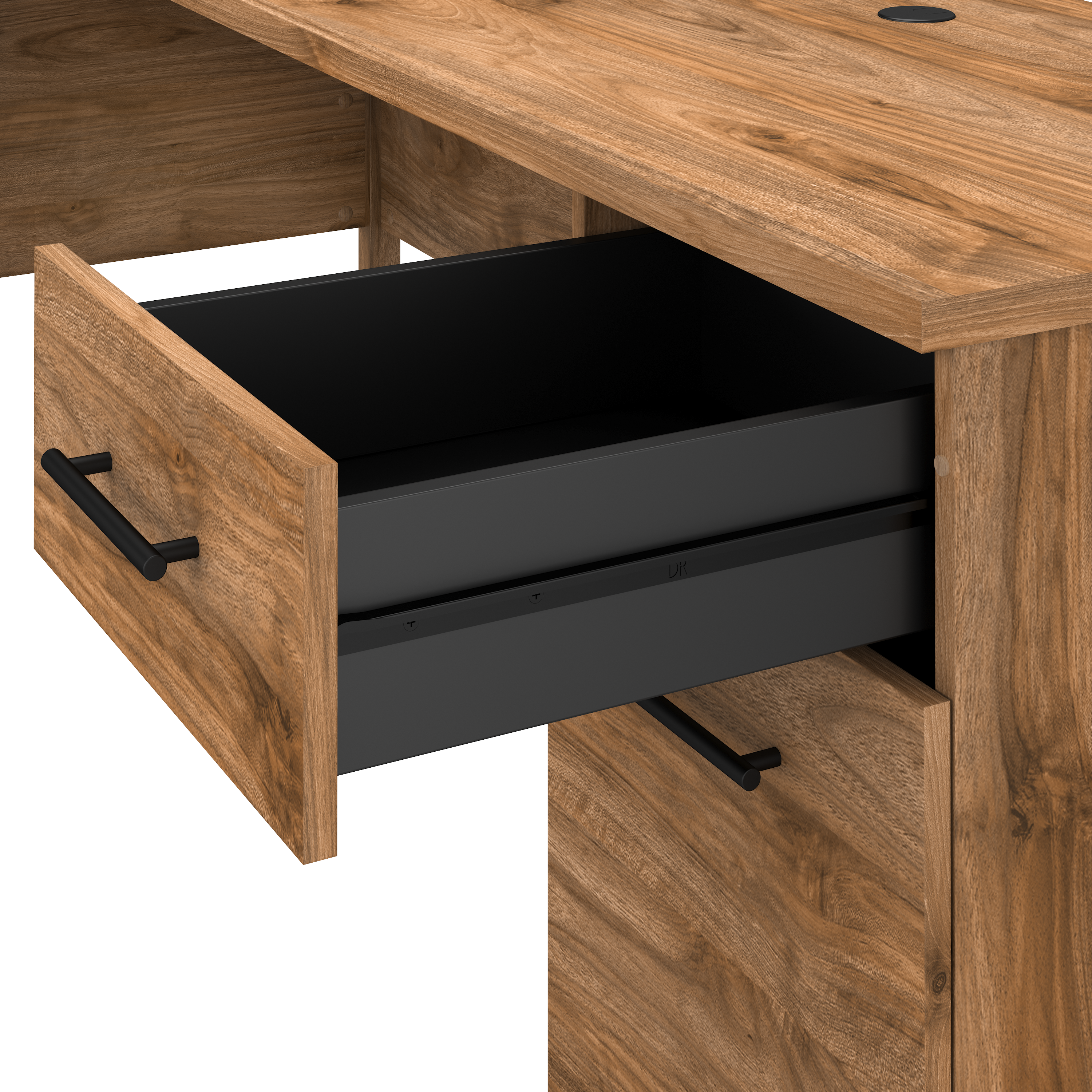 Shop Bush Furniture Somerset 72W L Shaped Desk with Storage 04 WC81310K #color_fresh walnut