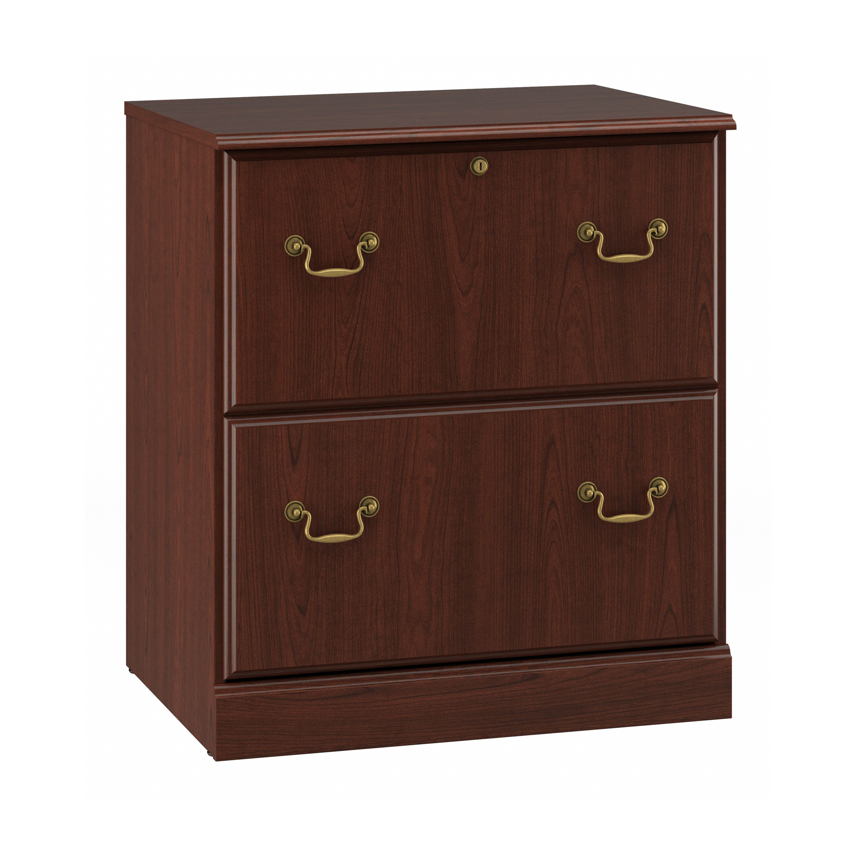 Shop Bush Furniture Saratoga 2 Drawer Lateral File Cabinet 02 EX45654-03 #color_harvest cherry