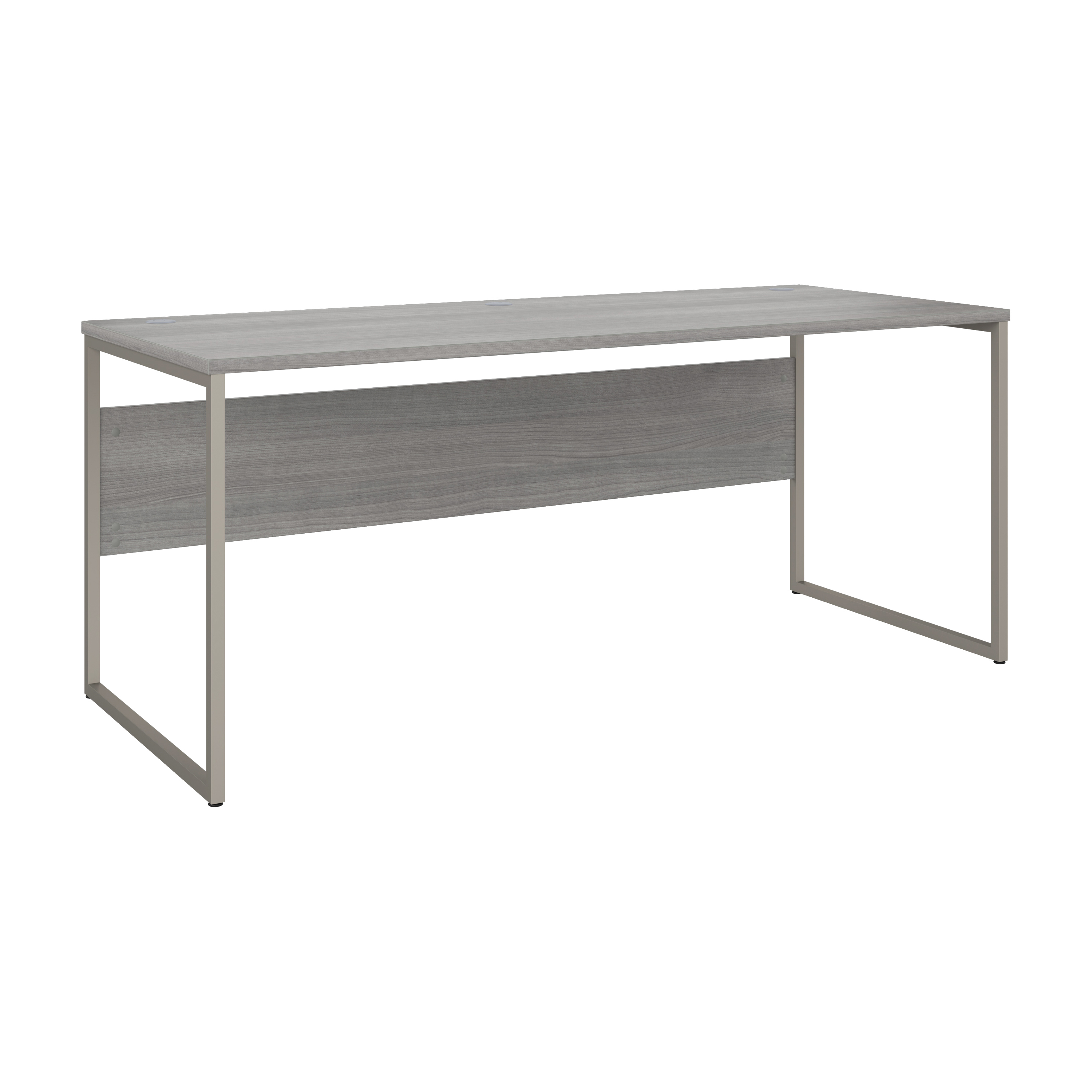 Shop Bush Business Furniture Hybrid 72W x 30D Computer Table Desk with Metal Legs 02 HYD373PG #color_platinum gray