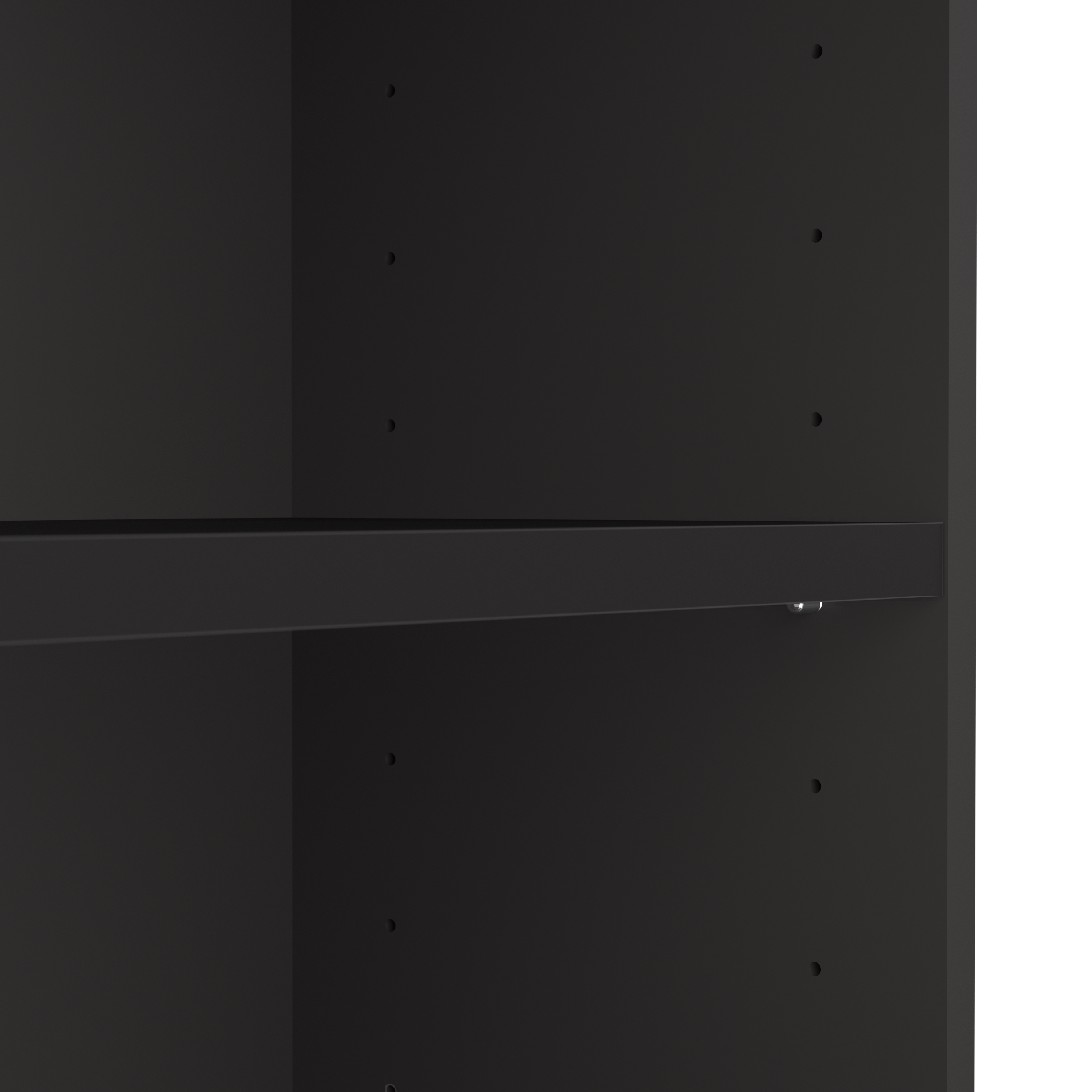 Shop Bush Furniture Universal Tall 5 Shelf Bookcase 04 WL12436 #color_black