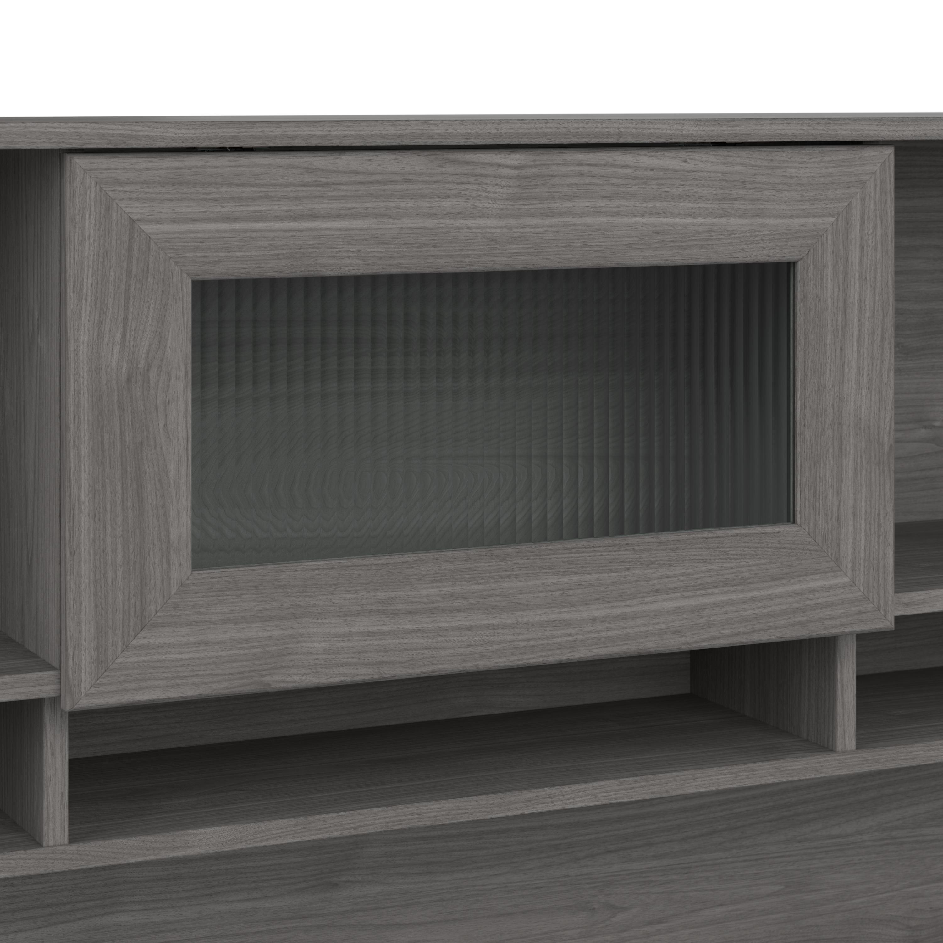 Shop Bush Furniture Cabot 60W Computer Desk with Hutch 04 CAB042MG #color_modern gray