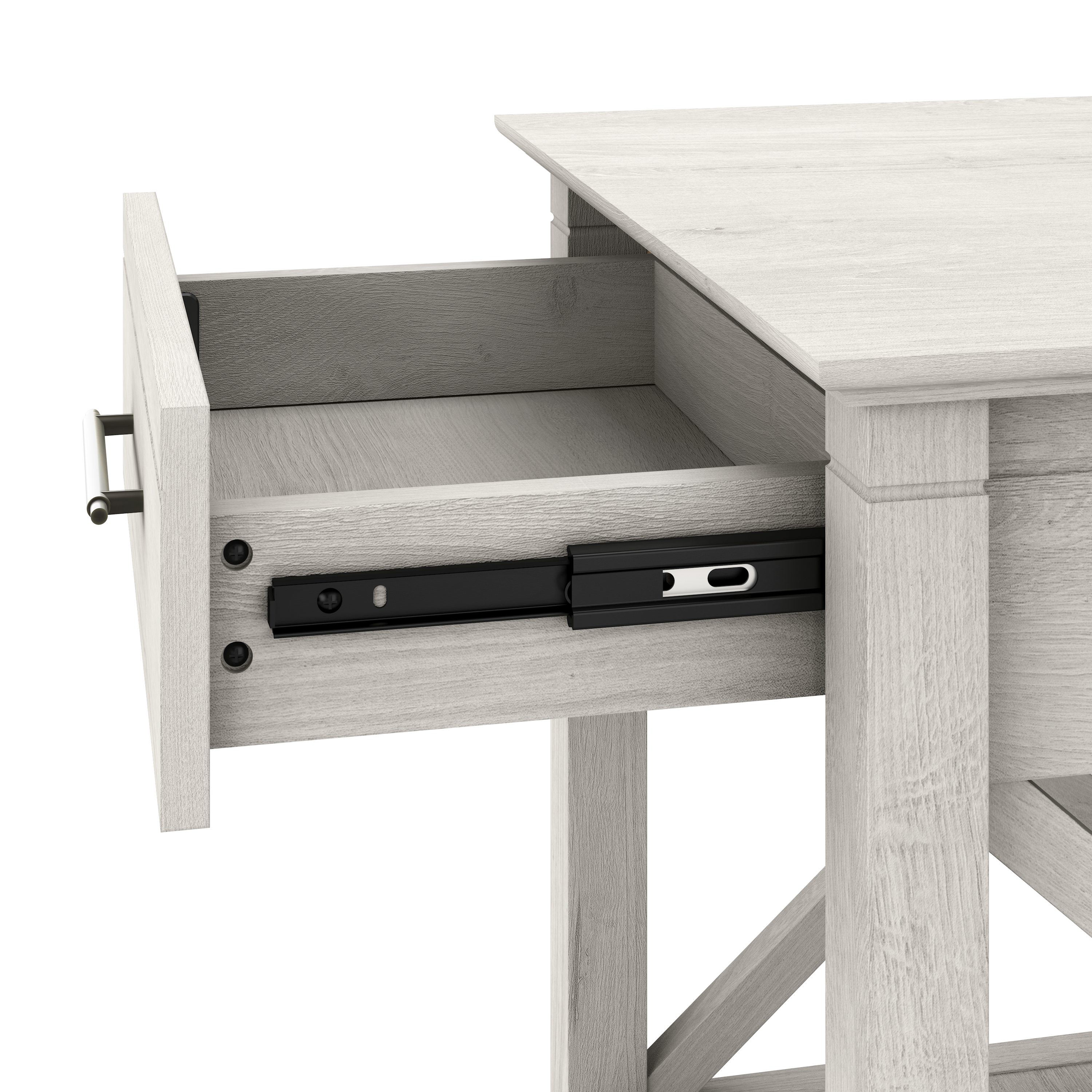 Shop Bush Furniture Key West Nightstand with Drawer 03 KWT120LW-Z #color_linen white oak