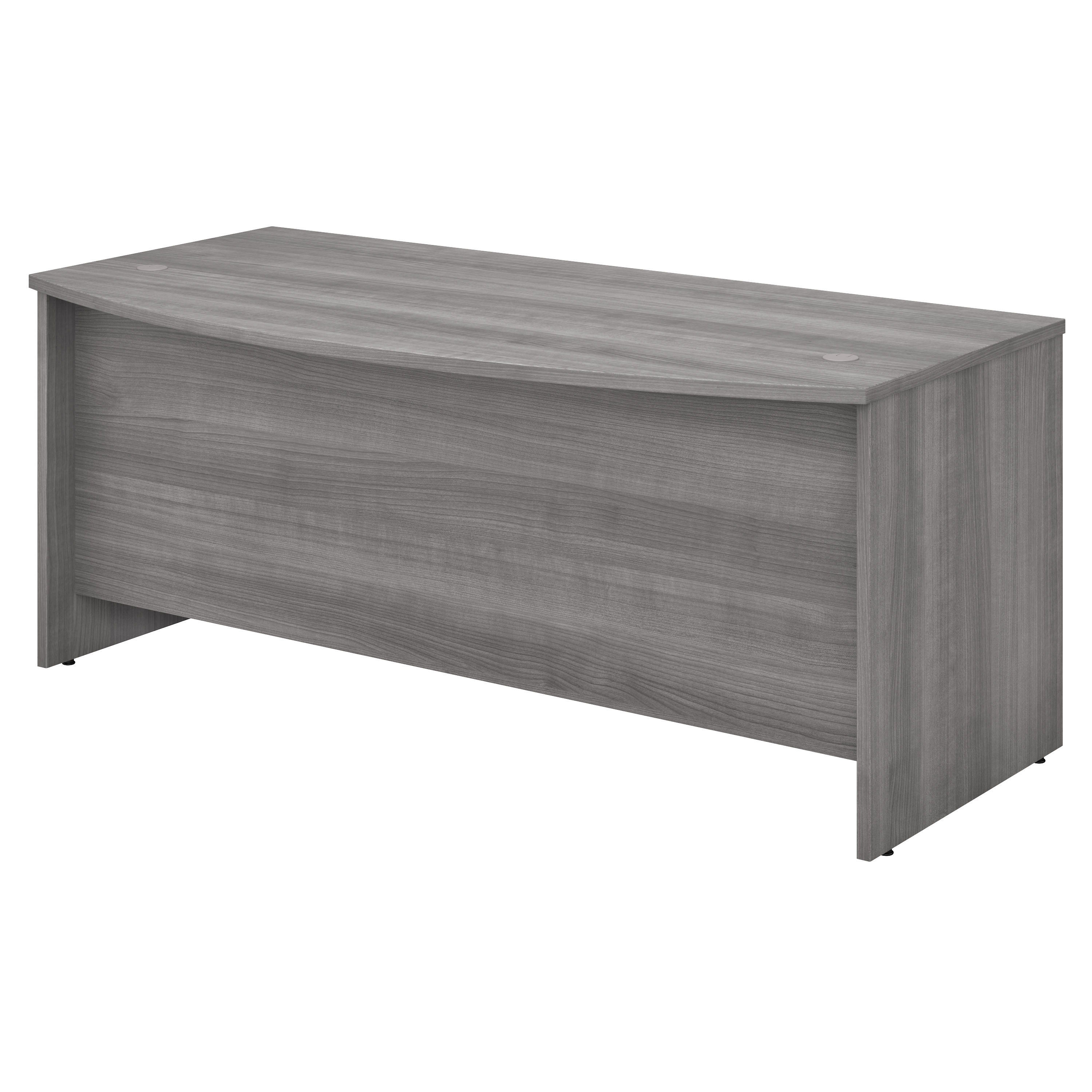 Shop Bush Business Furniture Studio C 72W x 36D Bow Front Desk 02 SCD172PG #color_platinum gray