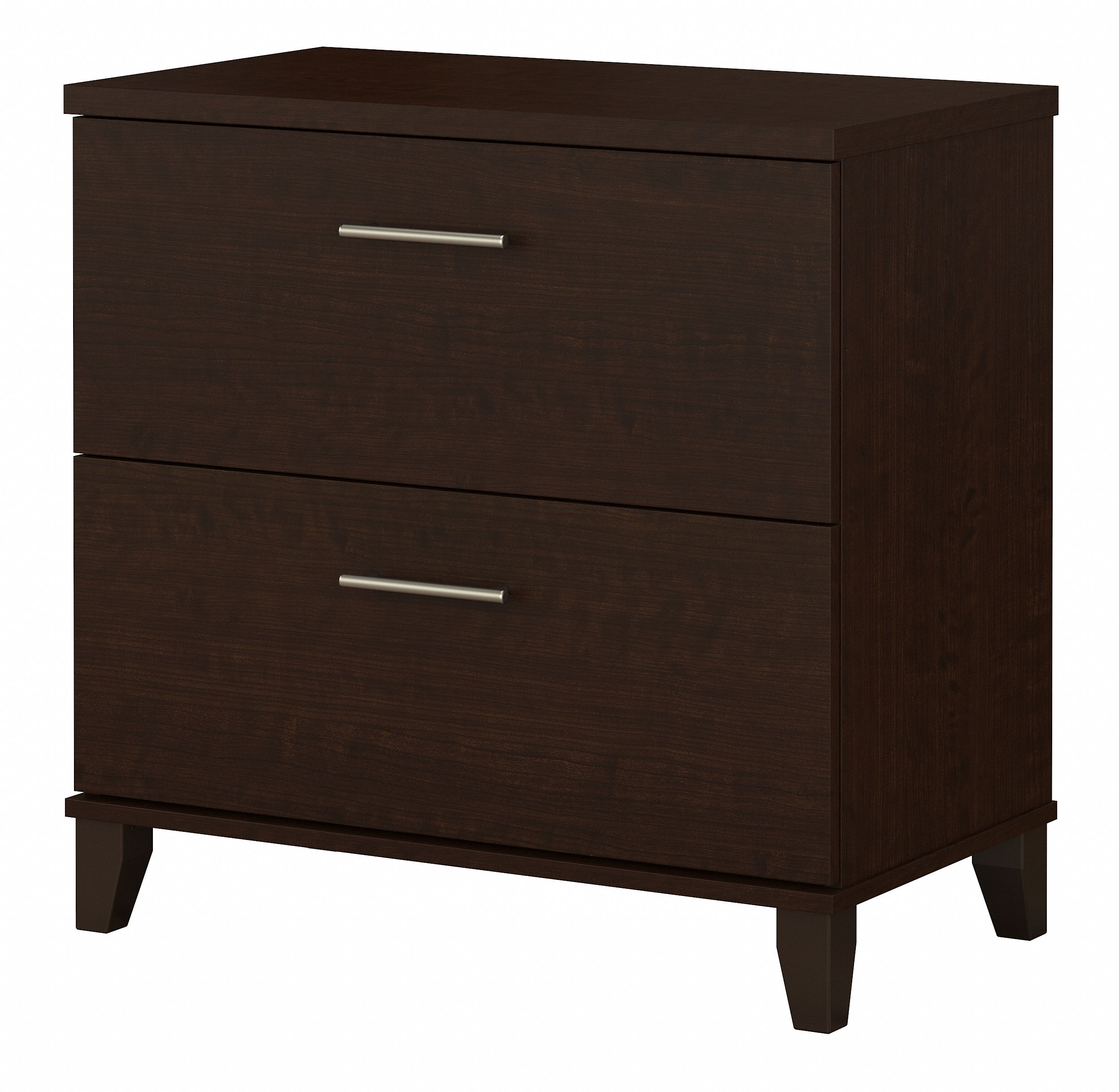 Shop Bush Furniture Somerset 2 Drawer Lateral File Cabinet 02 WC81880 #color_mocha cherry