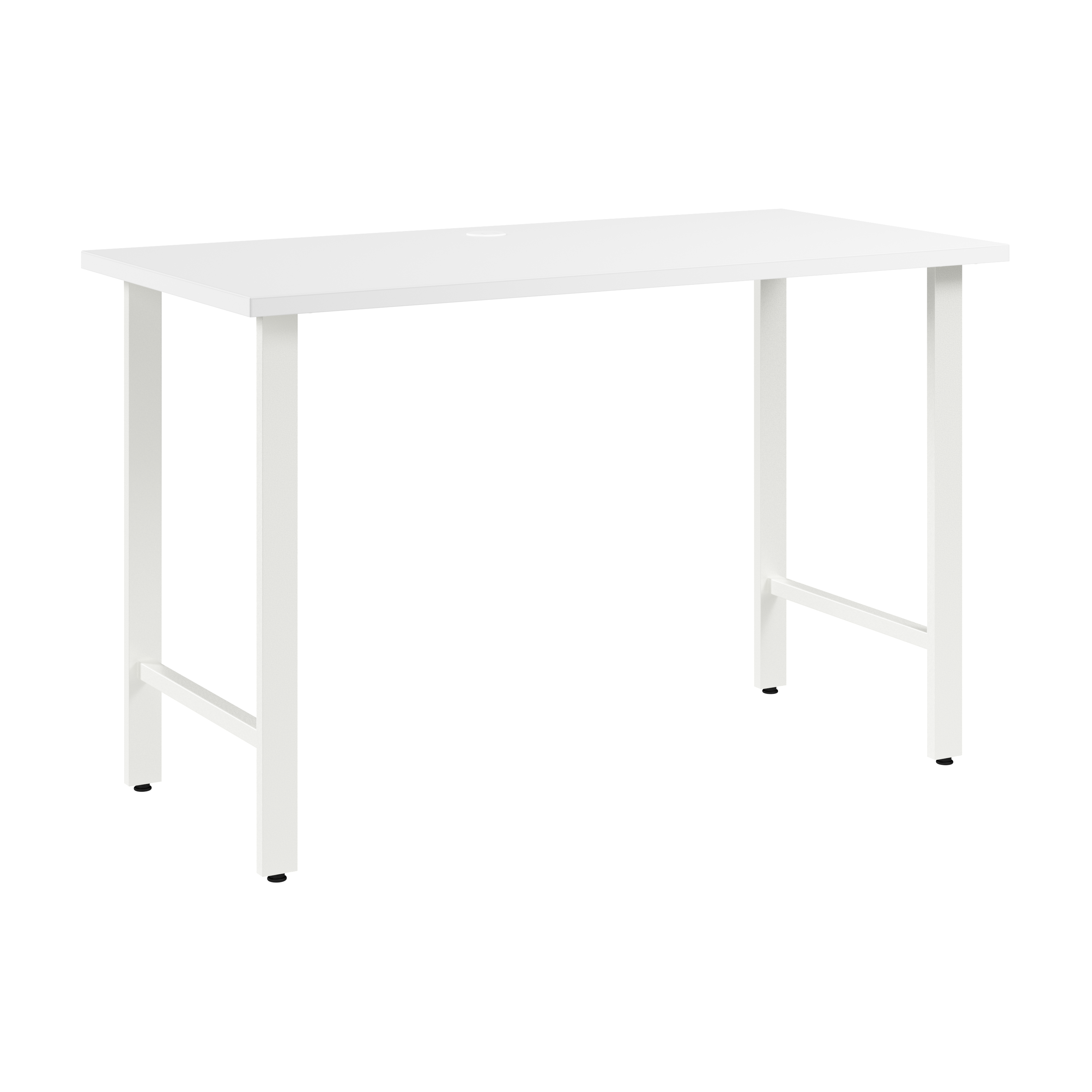 Shop Bush Business Furniture Hustle 48W x 24D Computer Desk with Metal Legs 02 HUD148WH #color_white