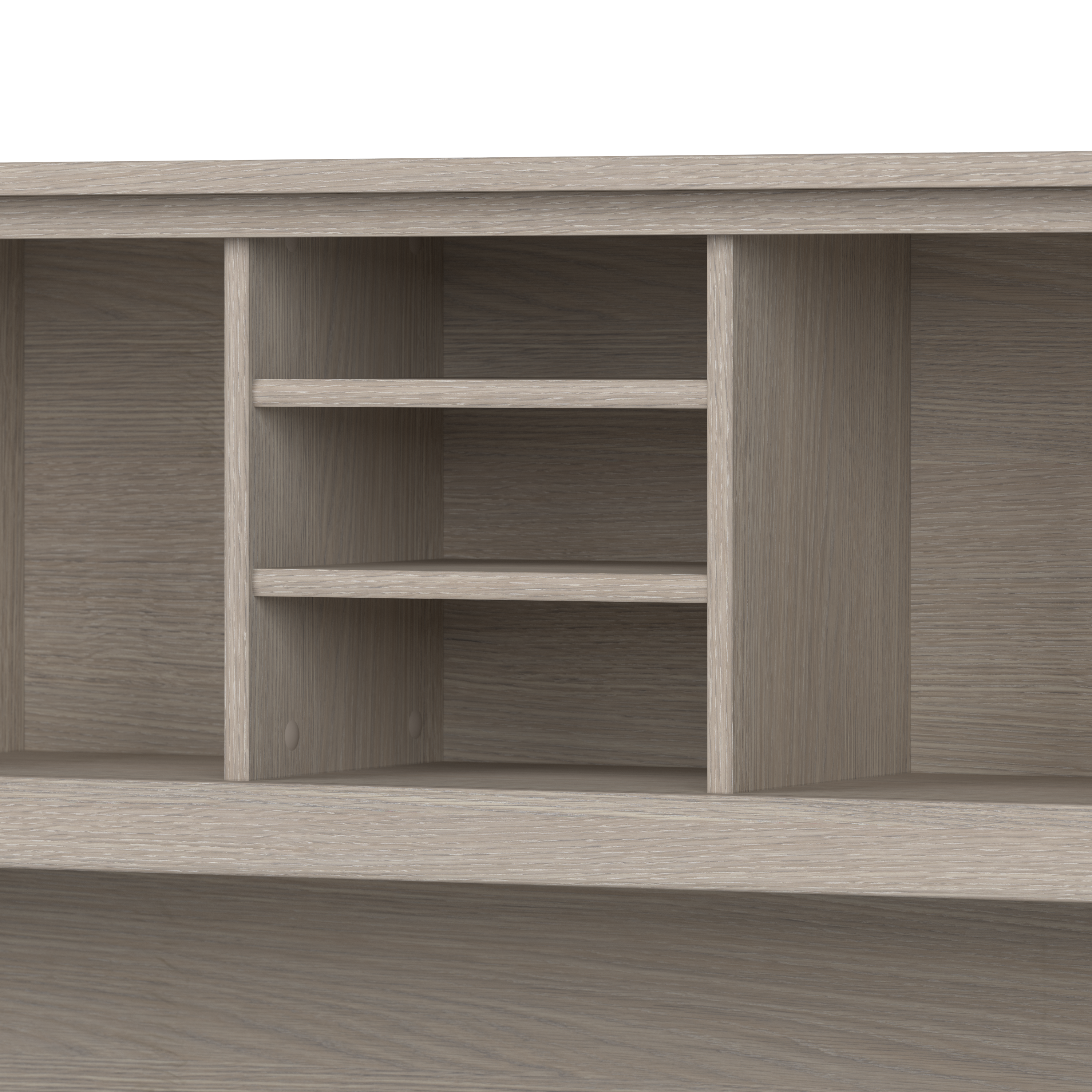 Shop Bush Furniture Somerset 72W Office Desk with Hutch and 5 Shelf Bookcase 04 SET020SO #color_sand oak