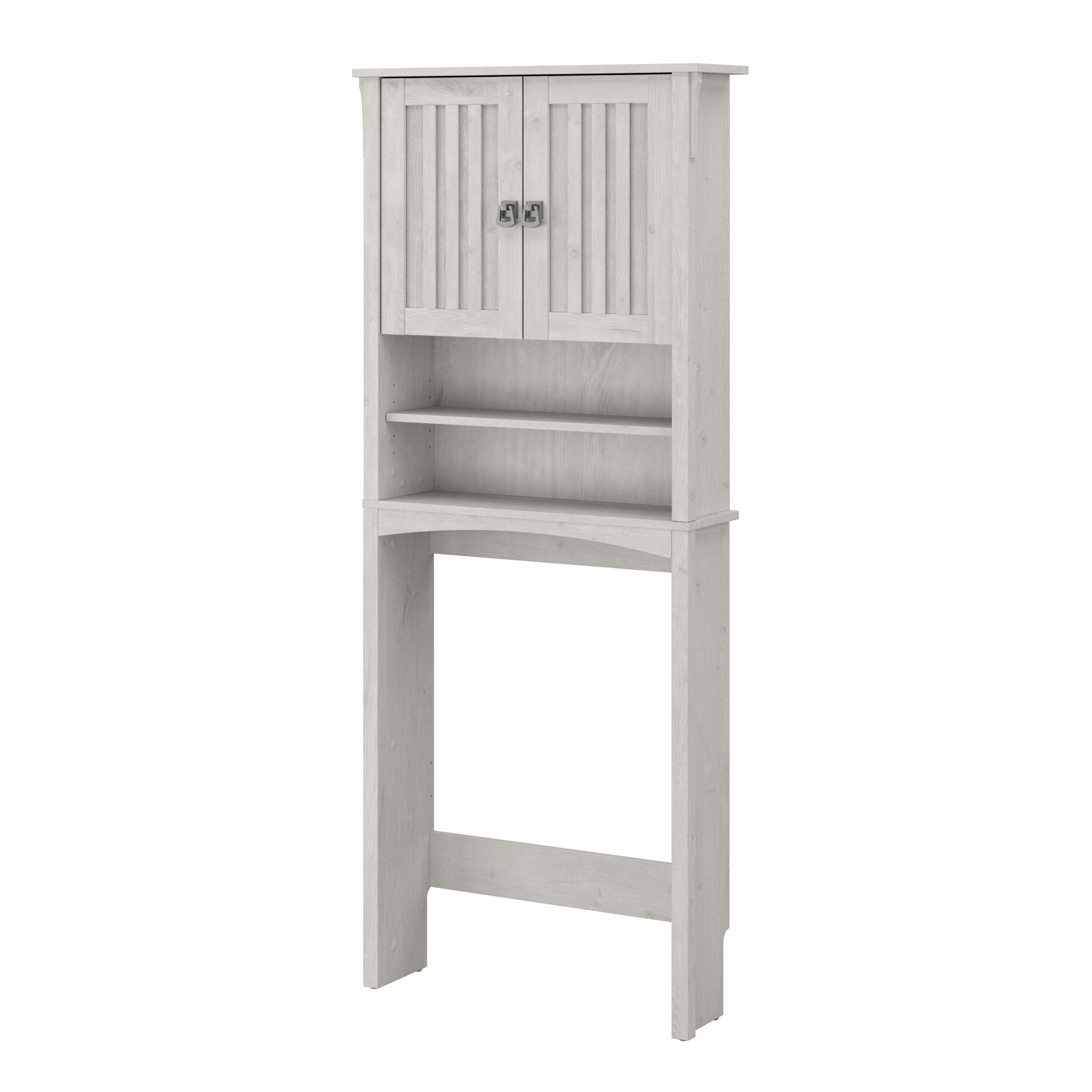 Shop Bush Furniture Salinas Over The Toilet Storage Cabinet 02 SAS268LW-03 #color_linen white oak