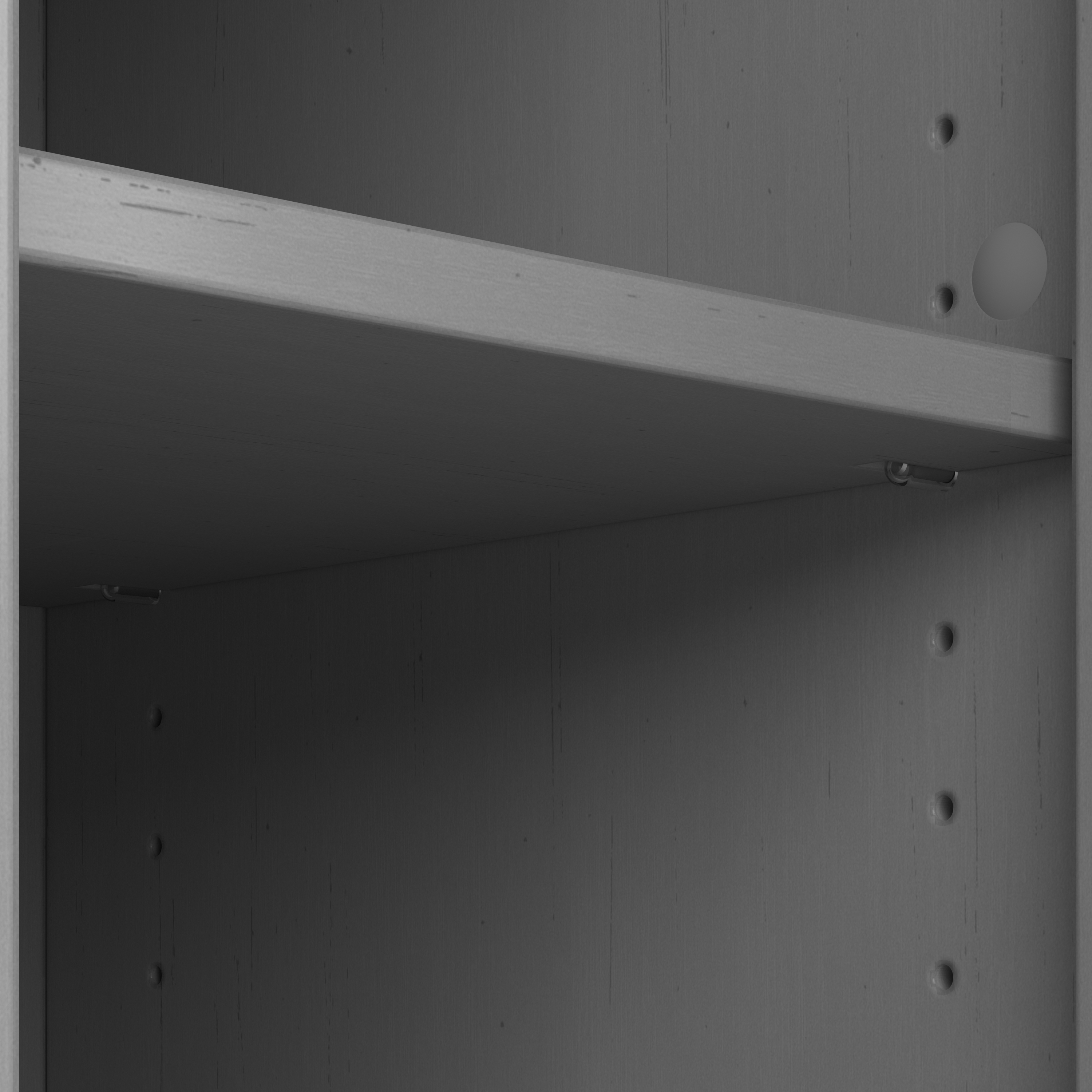 Shop Bush Furniture Salinas Tall 5 Shelf Bookcase - Set of 2 05 SAL036CG #color_cape cod gray