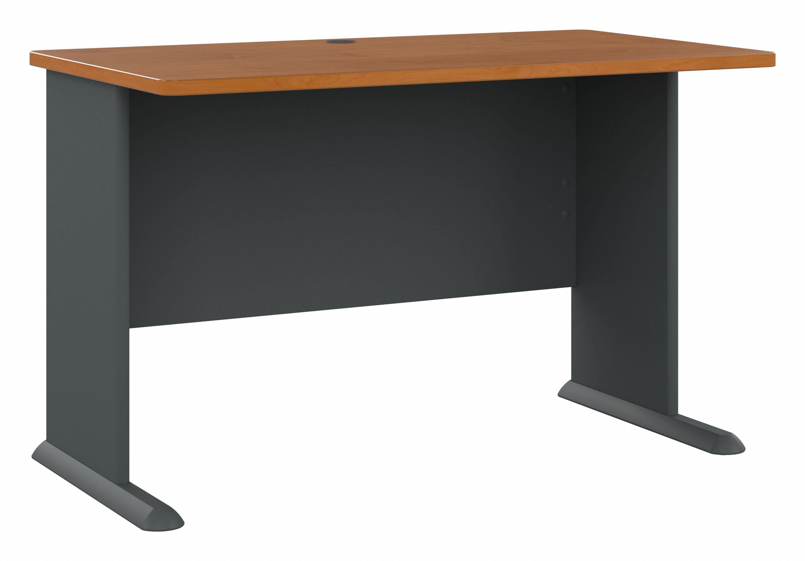 Shop Bush Business Furniture Series A 48W Desk 02 WC57448 #color_natural cherry/slate