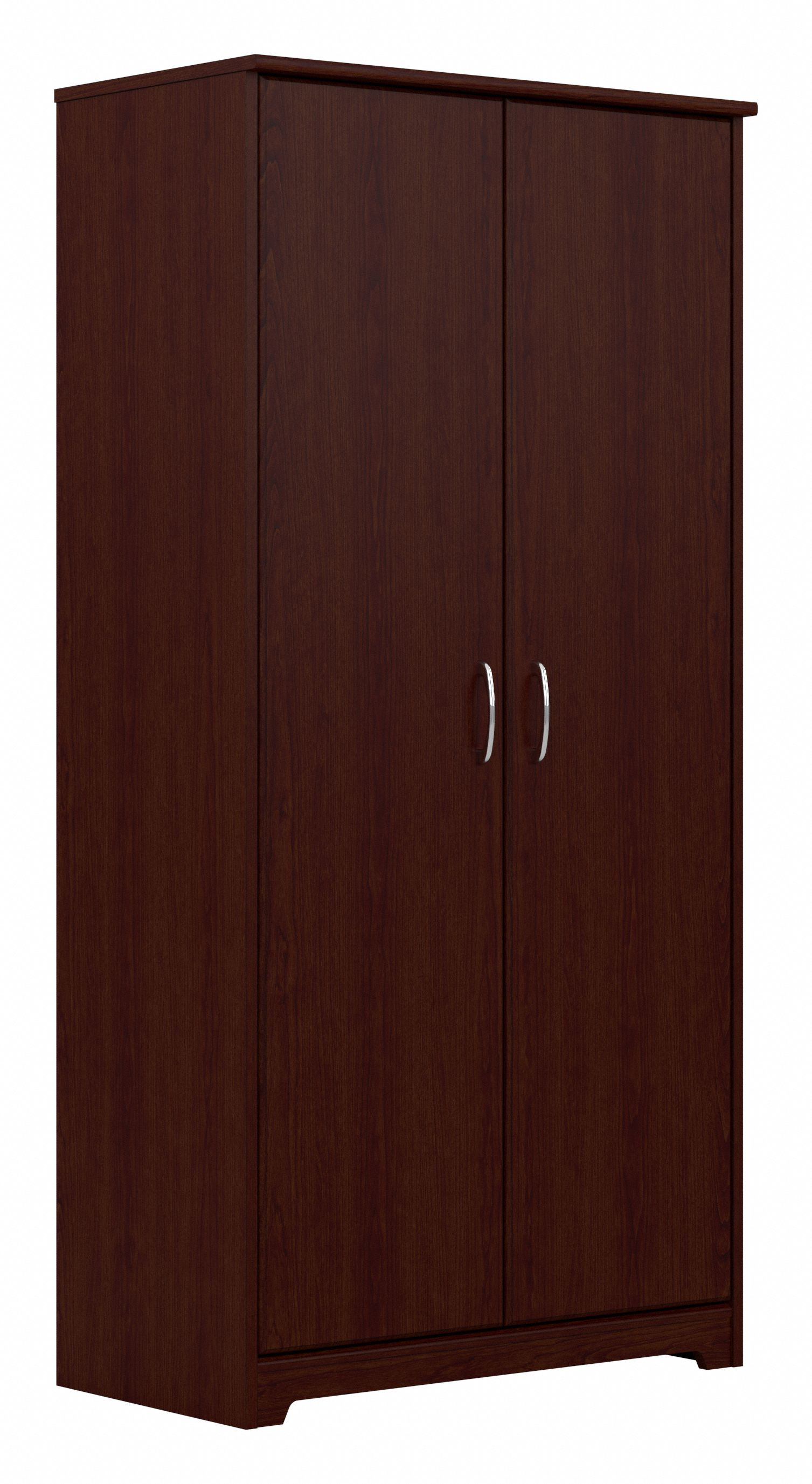 Shop Bush Furniture Cabot Tall Kitchen Pantry Cabinet with Doors 02 WC31499-Z #color_harvest cherry