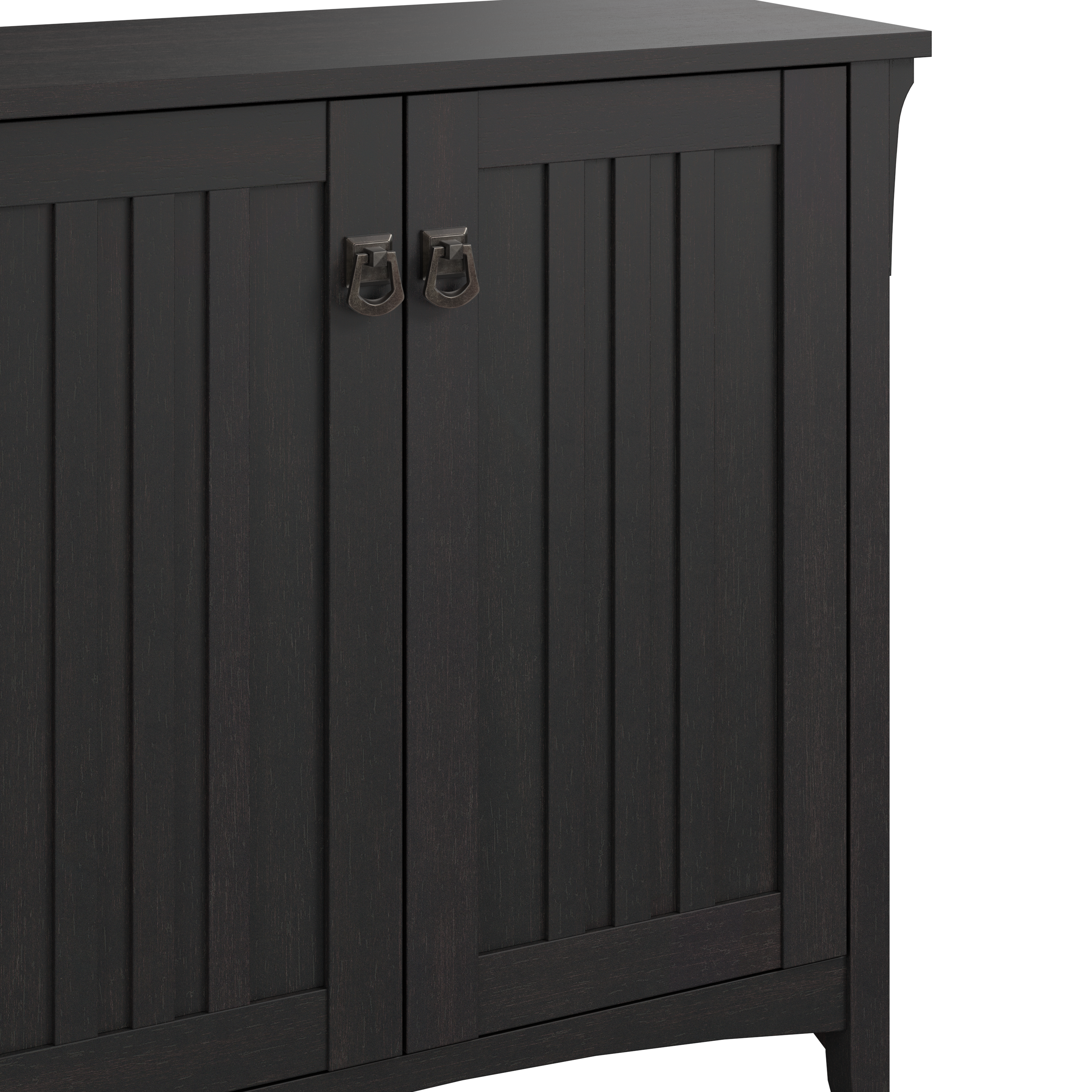 Shop Bush Furniture Salinas Small Storage Cabinet with Doors and Shelves 03 SAS632VB-03 #color_vintage black