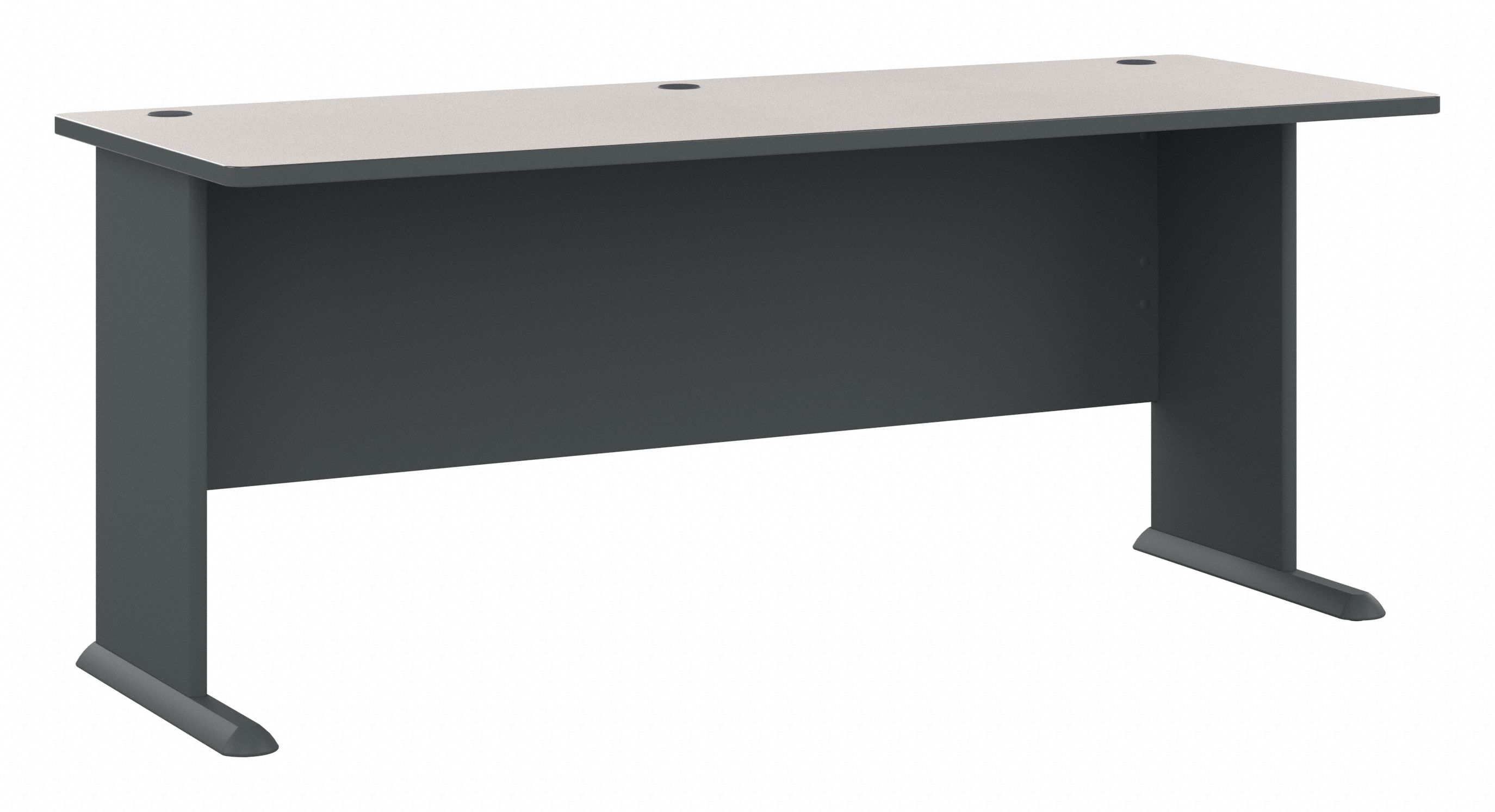 Shop Bush Business Furniture Series A 72W Desk 02 WC84872 #color_slate/white spectrum