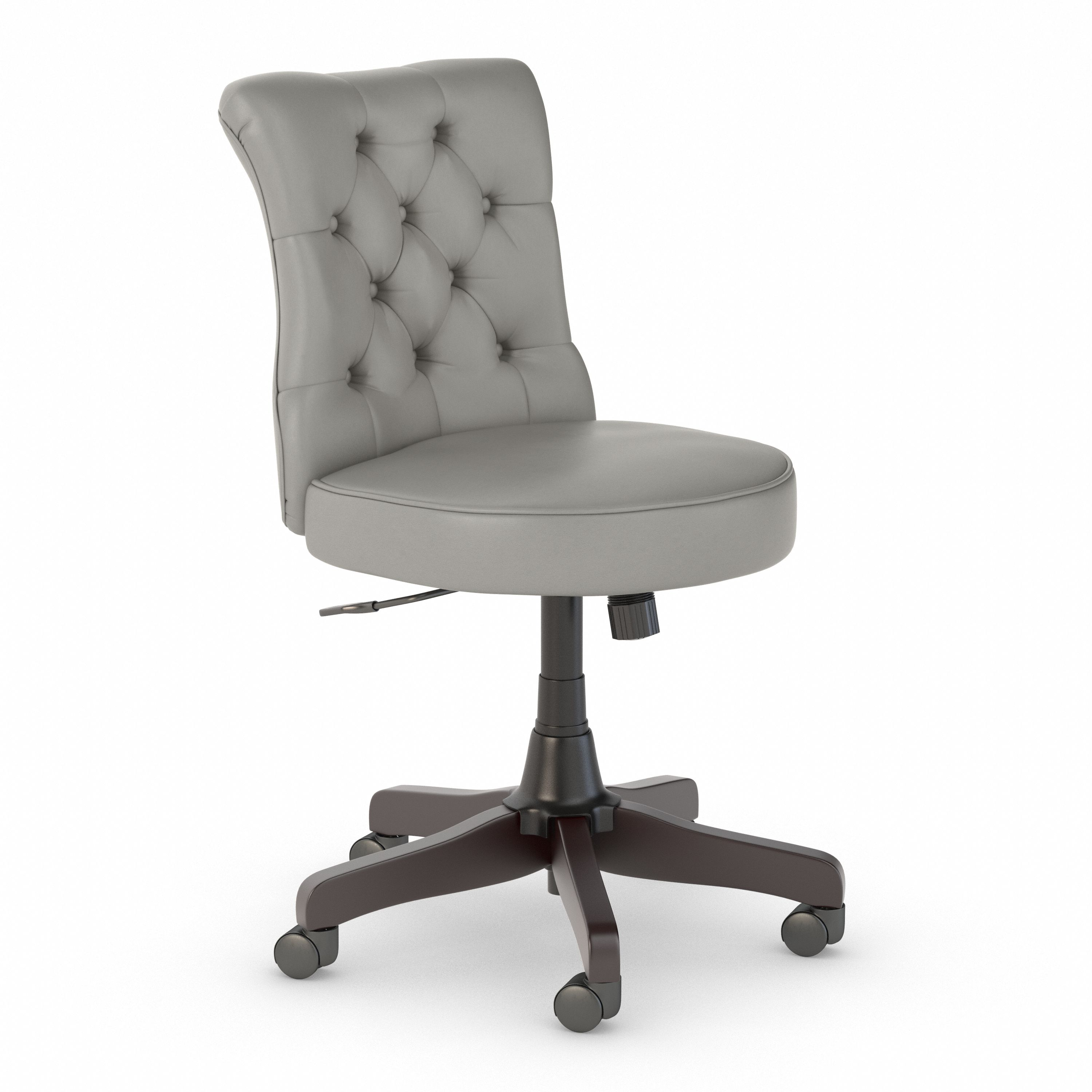 Shop Bush Business Furniture Arden Lane Mid Back Tufted Office Chair 02 CH2301LGL-03 #color_light gray leather