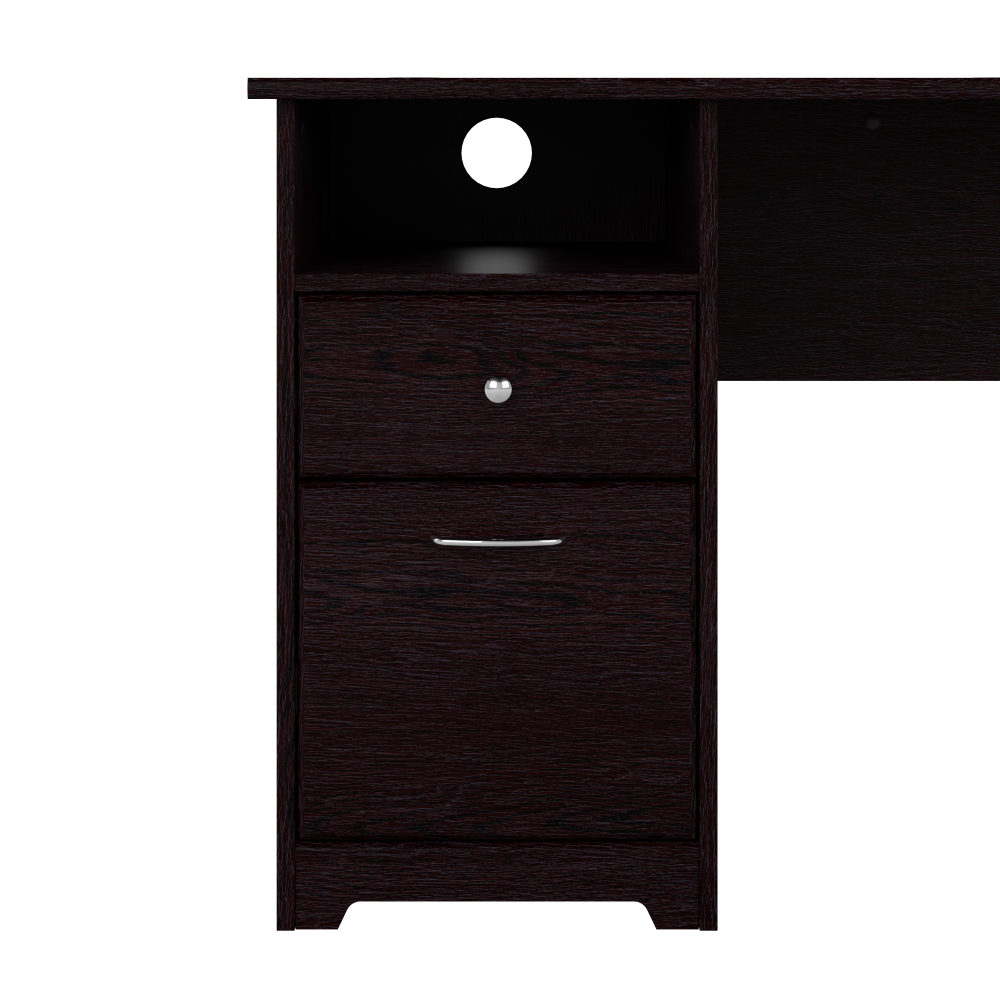 Shop Bush Furniture Cabot 72W Computer Desk with Drawers, Image 06, WC31872, #color_espresso oak