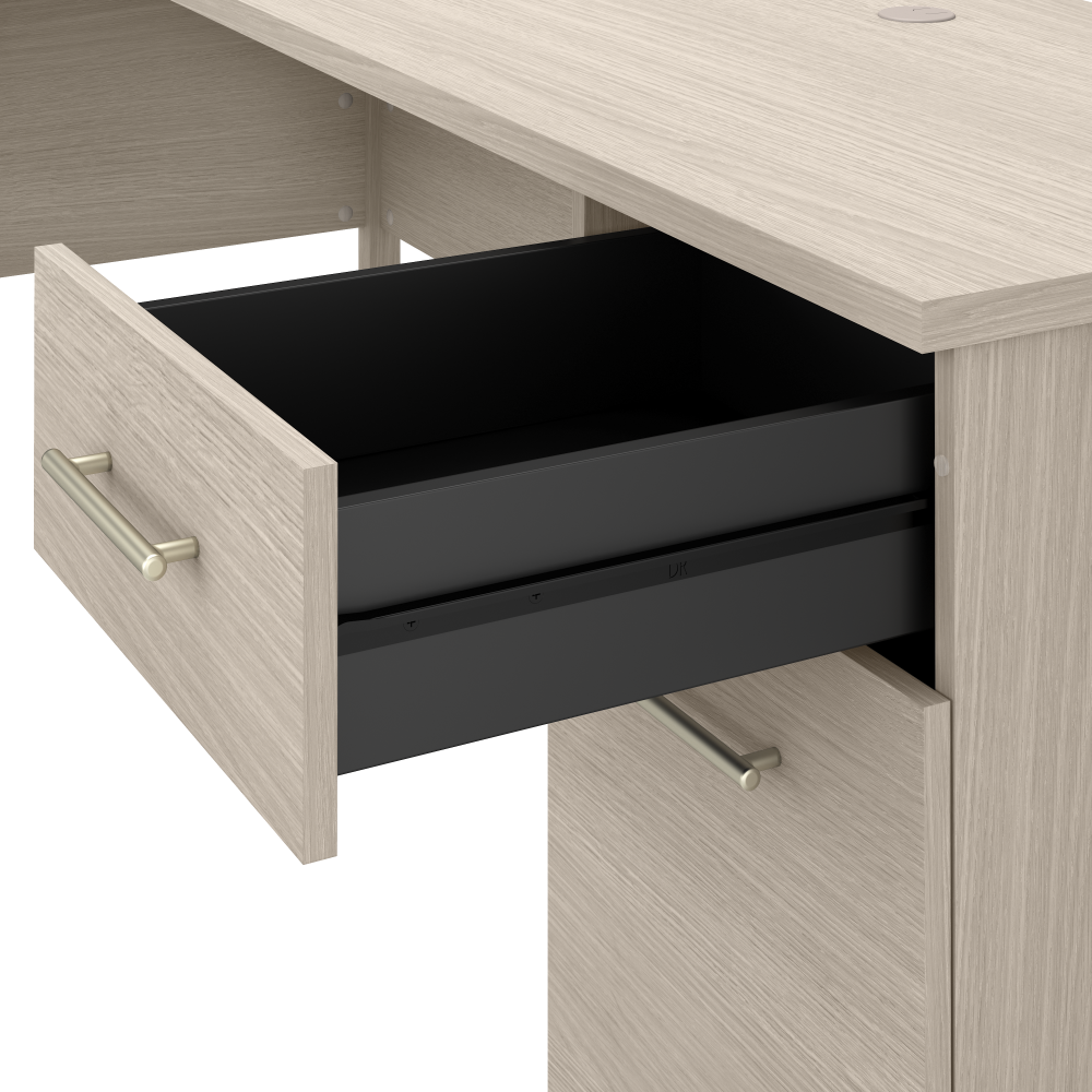 Shop Bush Furniture Somerset 72W L Shaped Desk with Storage, Image 06, WC81110K, #color_sand oak