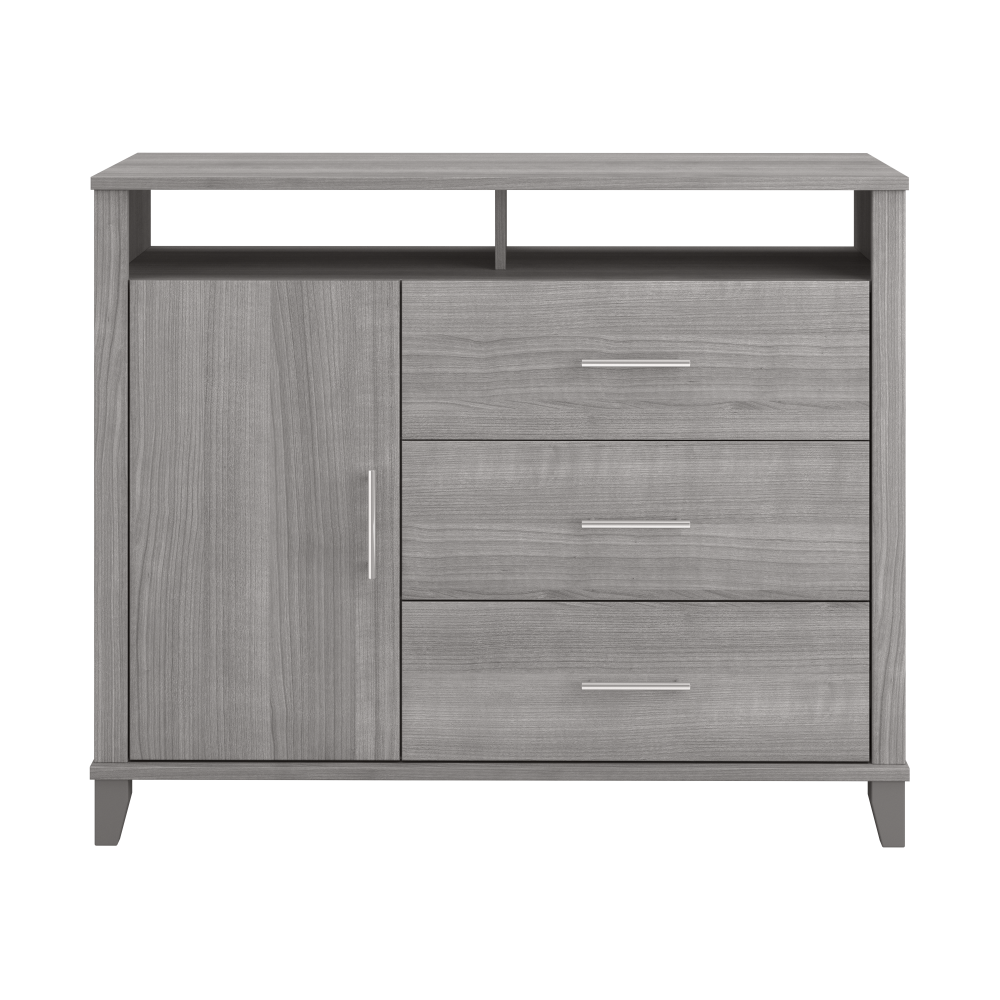 Shop Bush Furniture Somerset Office Storage Credenza, Image 03, STV148PGK-Z2, #color_platinum gray