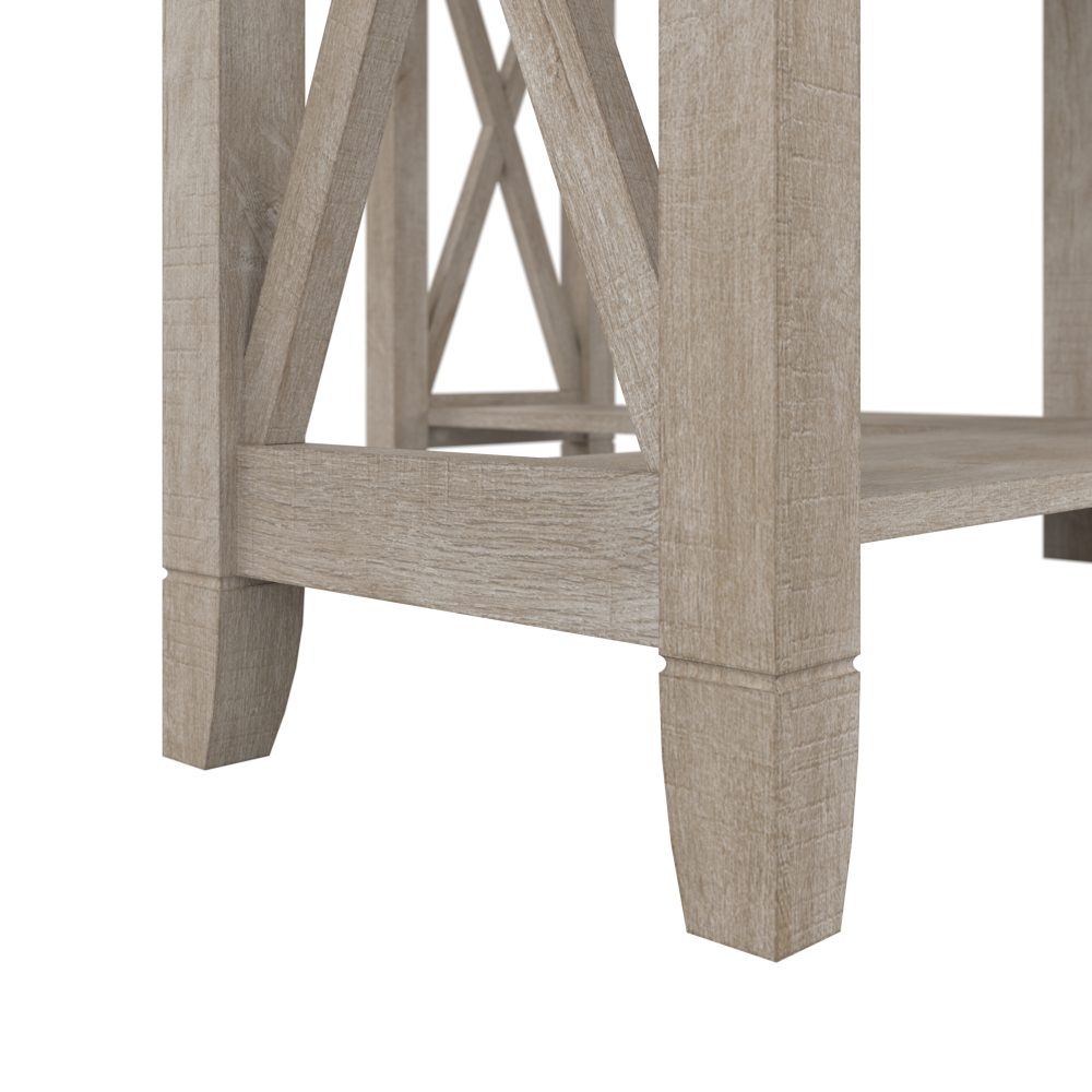 Shop Bush Furniture Key West Small Corner Desk, Image 05, KWD134WG-03, #color_washed gray