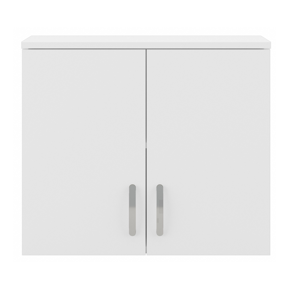 Shop Bush Business Furniture Universal Laundry Room Wall Cabinet with Doors and Shelves, Image 03, LNS428WH-Z, #color_white